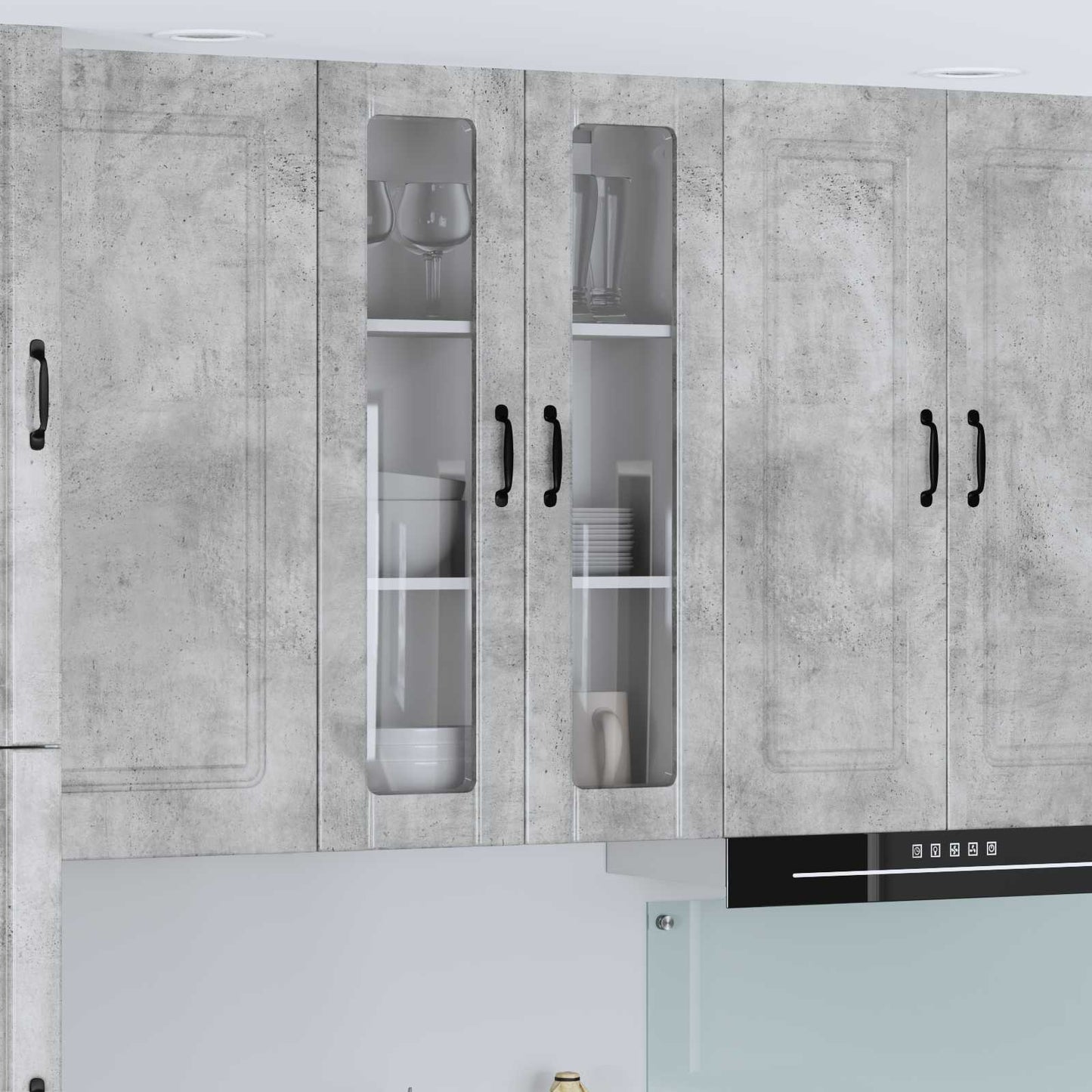 Keukenkast aan de muur Lucca Betongrijs 60 x 31 x 100 cm is nu te koop bij PeponiXL, paradijselijk wonen!