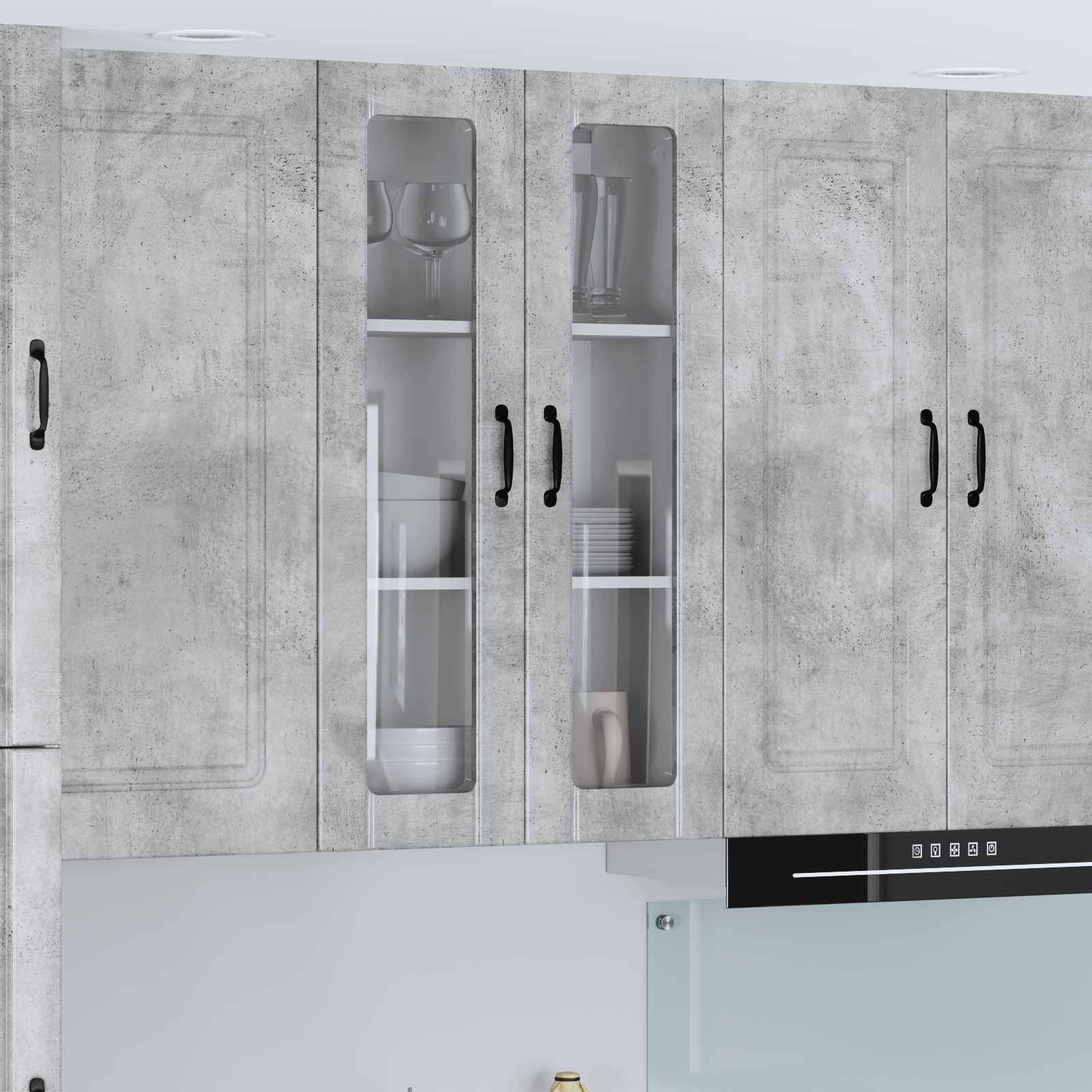 Keukenkast aan de muur Lucca Betongrijs 60 x 31 x 100 cm is nu te koop bij PeponiXL, paradijselijk wonen!