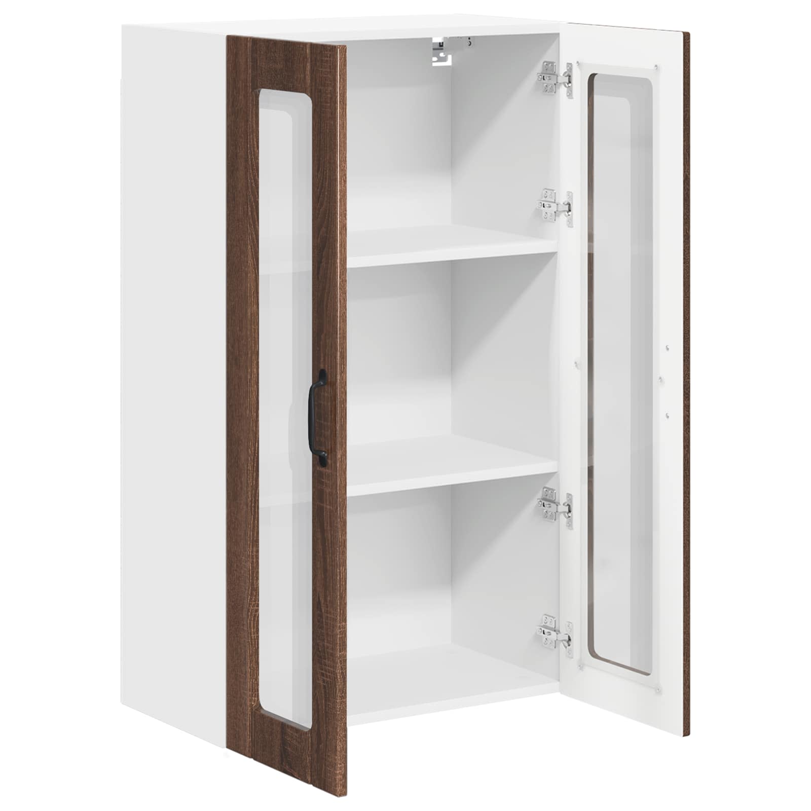 Keukenkast aan de muur Lucca Bruin eiken 60 x 31 x 100 cm is nu te koop bij PeponiXL, paradijselijk wonen!