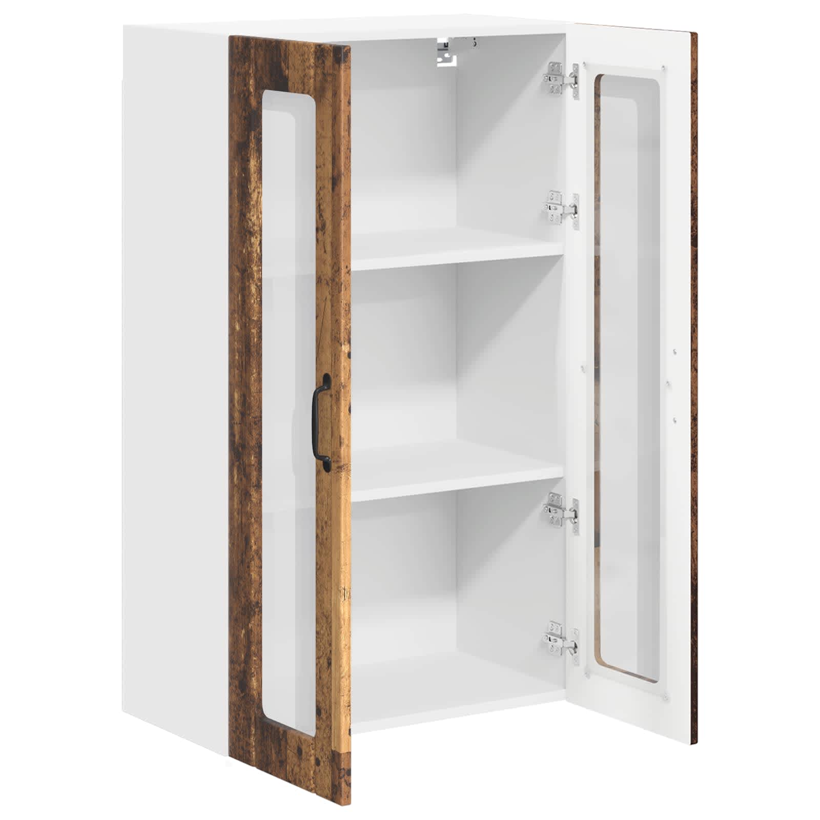 Keukenkast aan de muur Lucca Oud hout 60 x 31 x 100 cm is nu te koop bij PeponiXL, paradijselijk wonen!