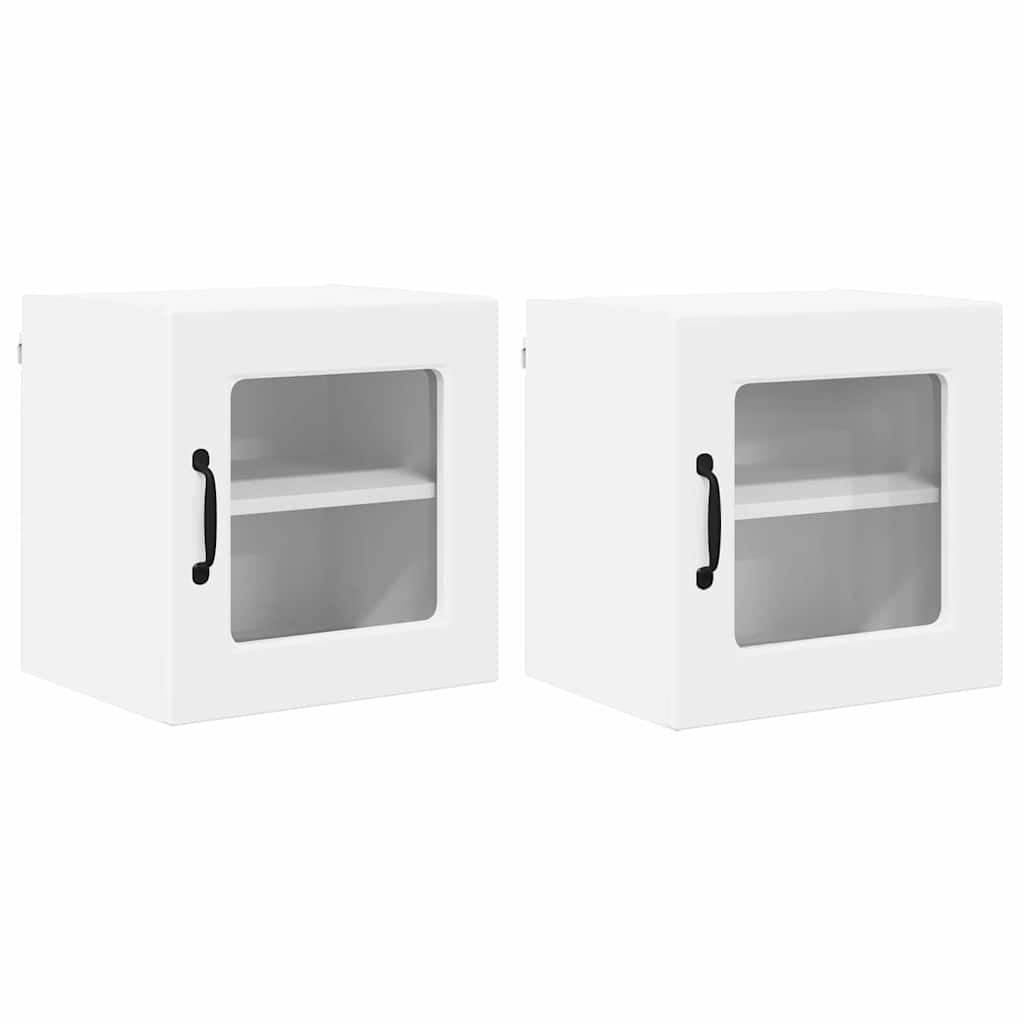 Vaatwasserpaneel 2 pcs Wit 40 x 31 x 40 cm Bewerkt hout is nu te koop bij PeponiXL, paradijselijk wonen!