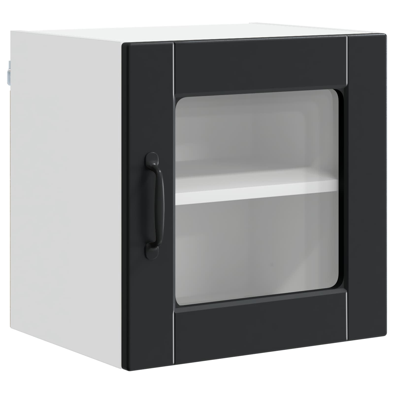 Keukenkast met plank Zwart 40 x 31 x 40 cm Bewerkt hout is nu te koop bij PeponiXL, paradijselijk wonen!