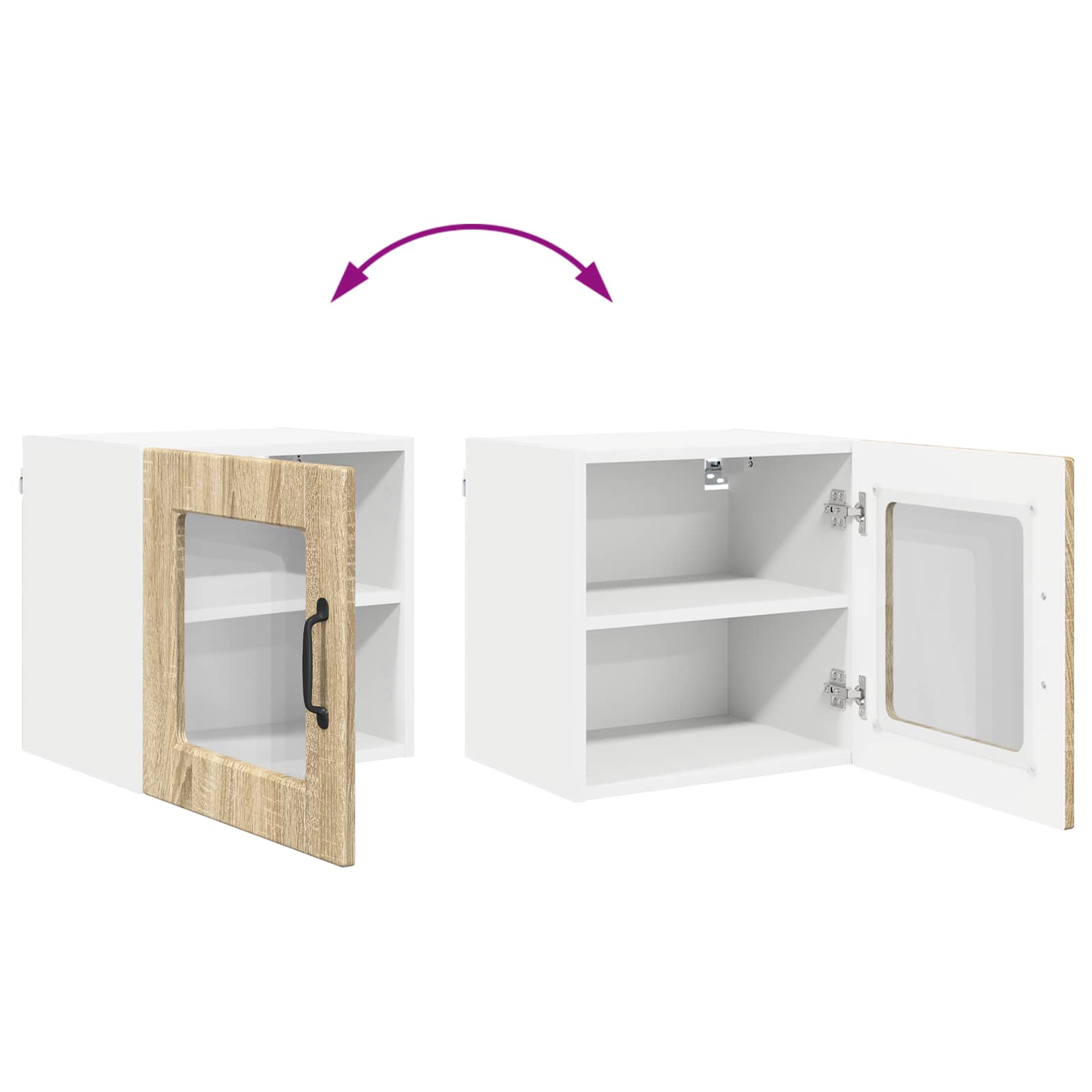 Keukenkast met plank Sonoma Eiken 40 x 31 x 40 cm Bewerkt hout is nu te koop bij PeponiXL, paradijselijk wonen!