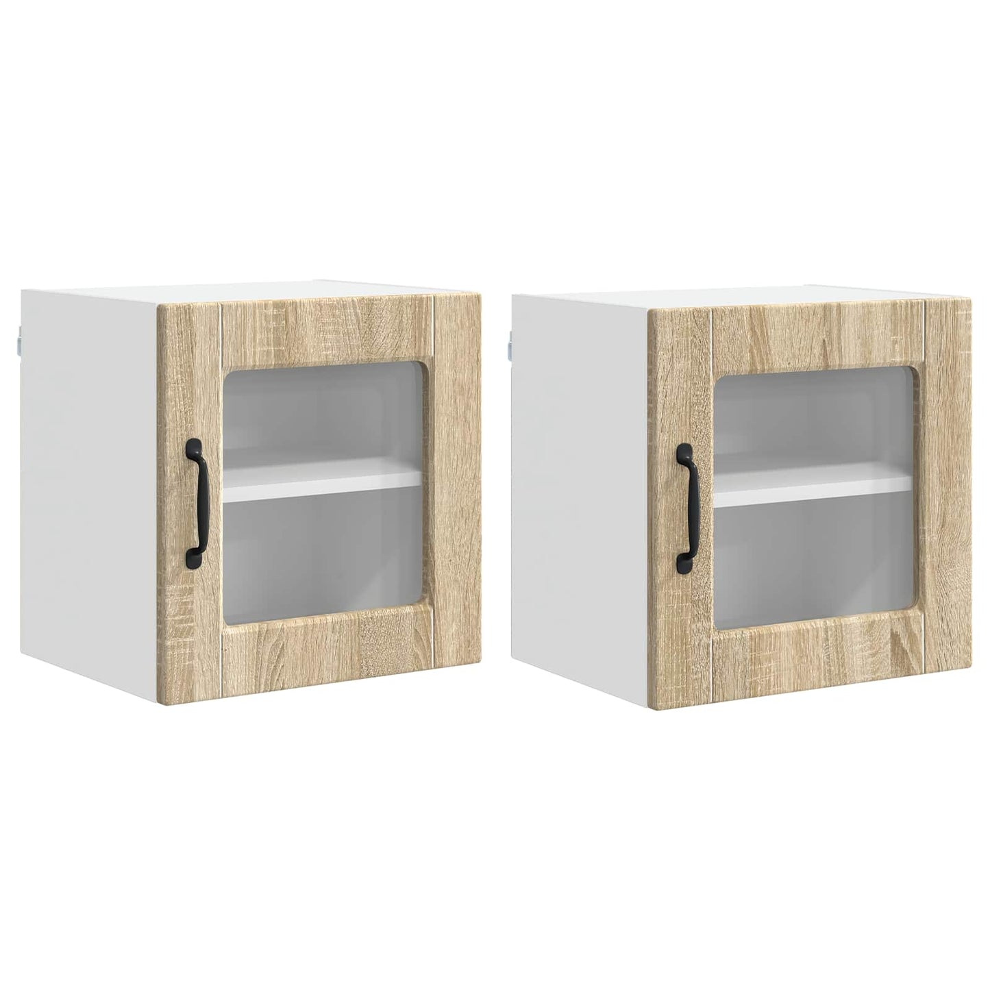 Vaatwasserpaneel met plank 2 pcs Sonoma Eiken 40 x 31 x 40 cm is nu te koop bij PeponiXL, paradijselijk wonen!