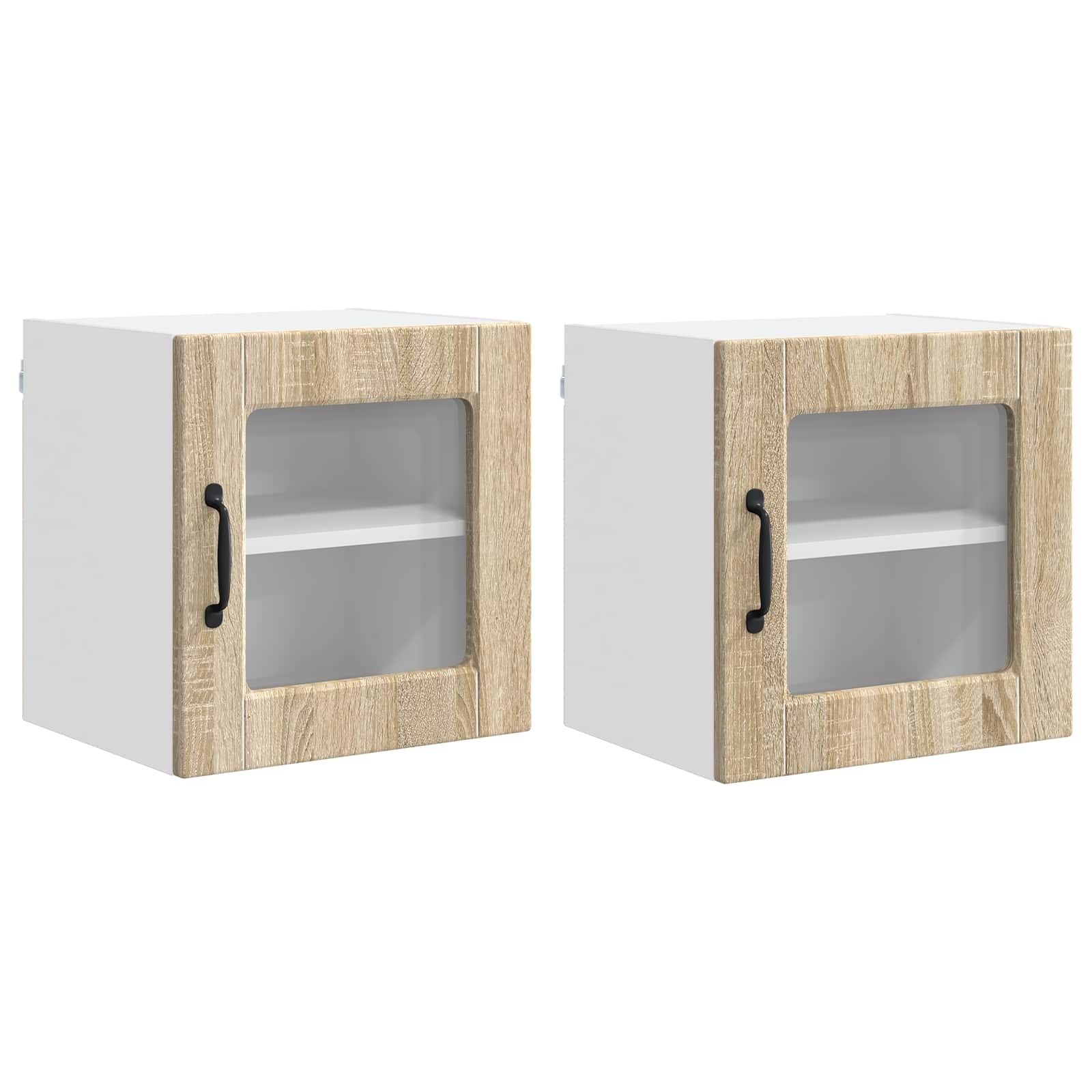 Vaatwasserpaneel met plank 2 pcs Sonoma Eiken 40 x 31 x 40 cm is nu te koop bij PeponiXL, paradijselijk wonen!