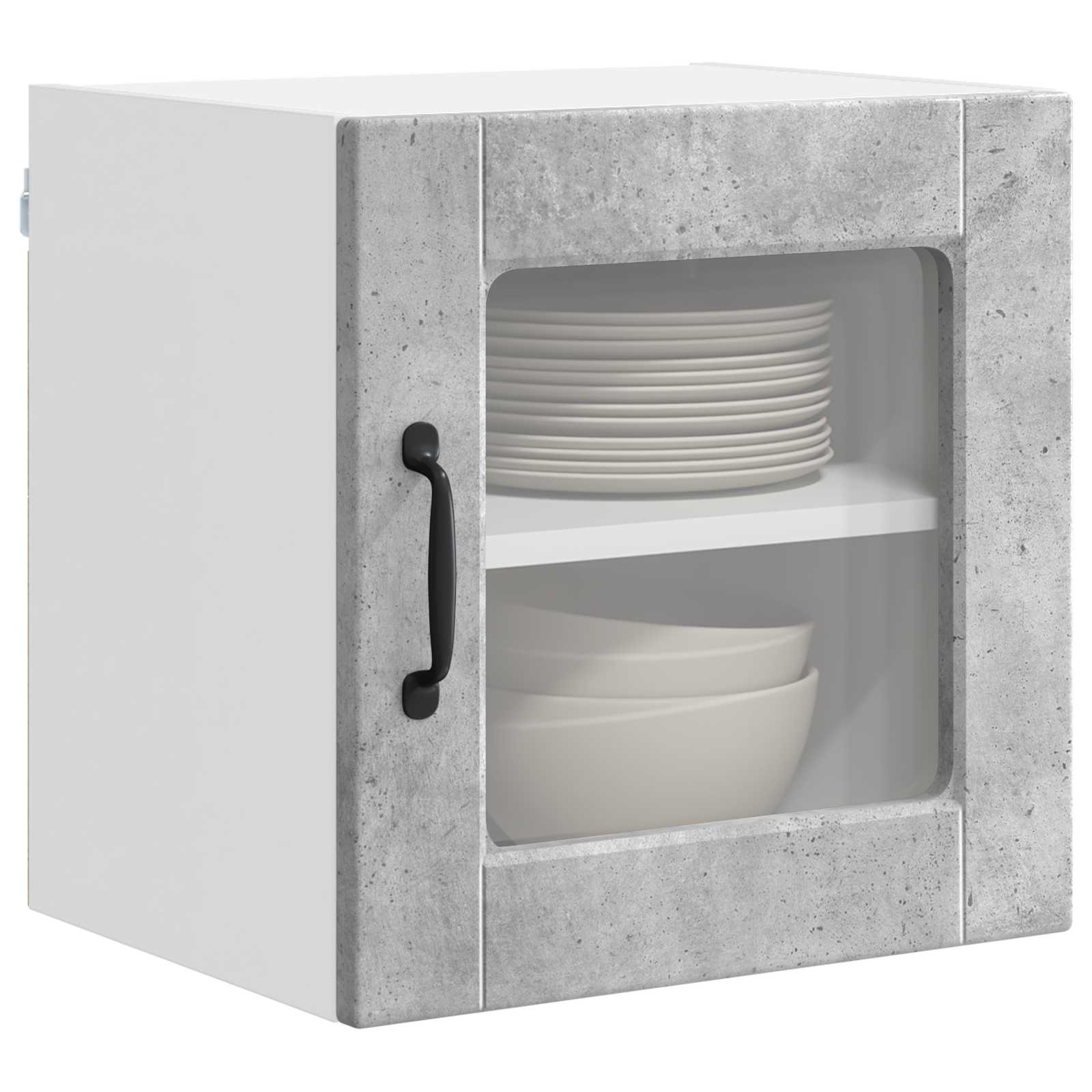 Vaatwasserpaneel Beton Grijs 40 x 31 x 40 cm Bewerkt hout is nu te koop bij PeponiXL, paradijselijk wonen!