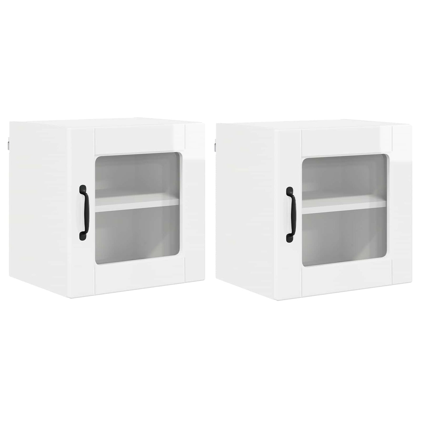Vaatwasserpaneel met plank 2 pcs Hoogglans wit 40 x 31 x 40 cm is nu te koop bij PeponiXL, paradijselijk wonen!