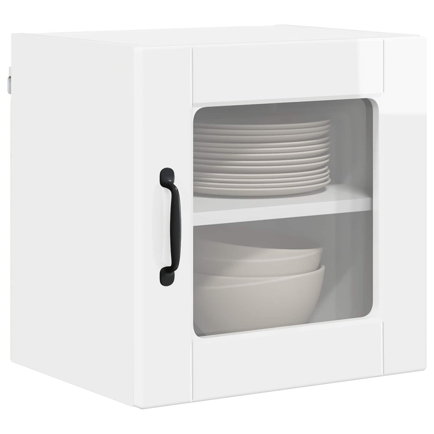 Vaatwasserpaneel met plank 2 pcs Hoogglans wit 40 x 31 x 40 cm is nu te koop bij PeponiXL, paradijselijk wonen!