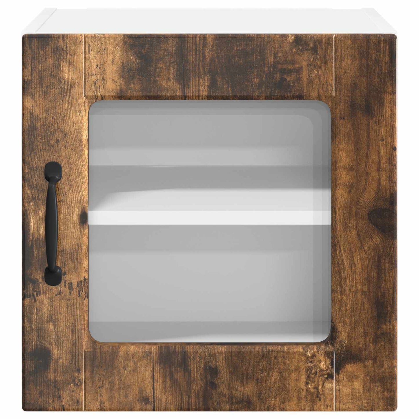 Keukenkast met plank Gerookt eiken 40 x 31 x 40 cm Bewerkt hout is nu te koop bij PeponiXL, paradijselijk wonen!