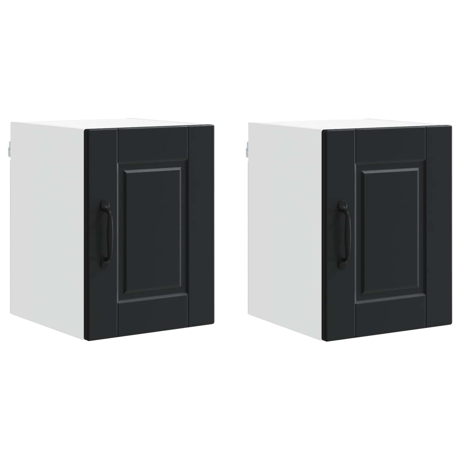 Vaatwasserpaneel 2 pcs Zwart 30 x 31 x 40 cm Bewerkt hout is nu te koop bij PeponiXL, paradijselijk wonen!