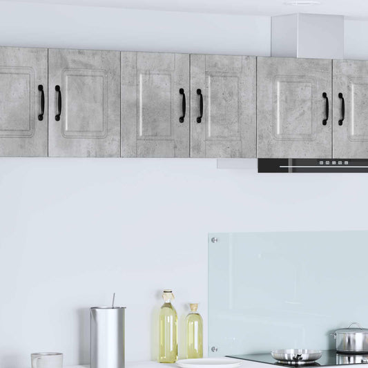 Vaatwasserpaneel 2 pcs Beton Grijs 30 x 31 x 40 cm Bewerkt hout is nu te koop bij PeponiXL, paradijselijk wonen!