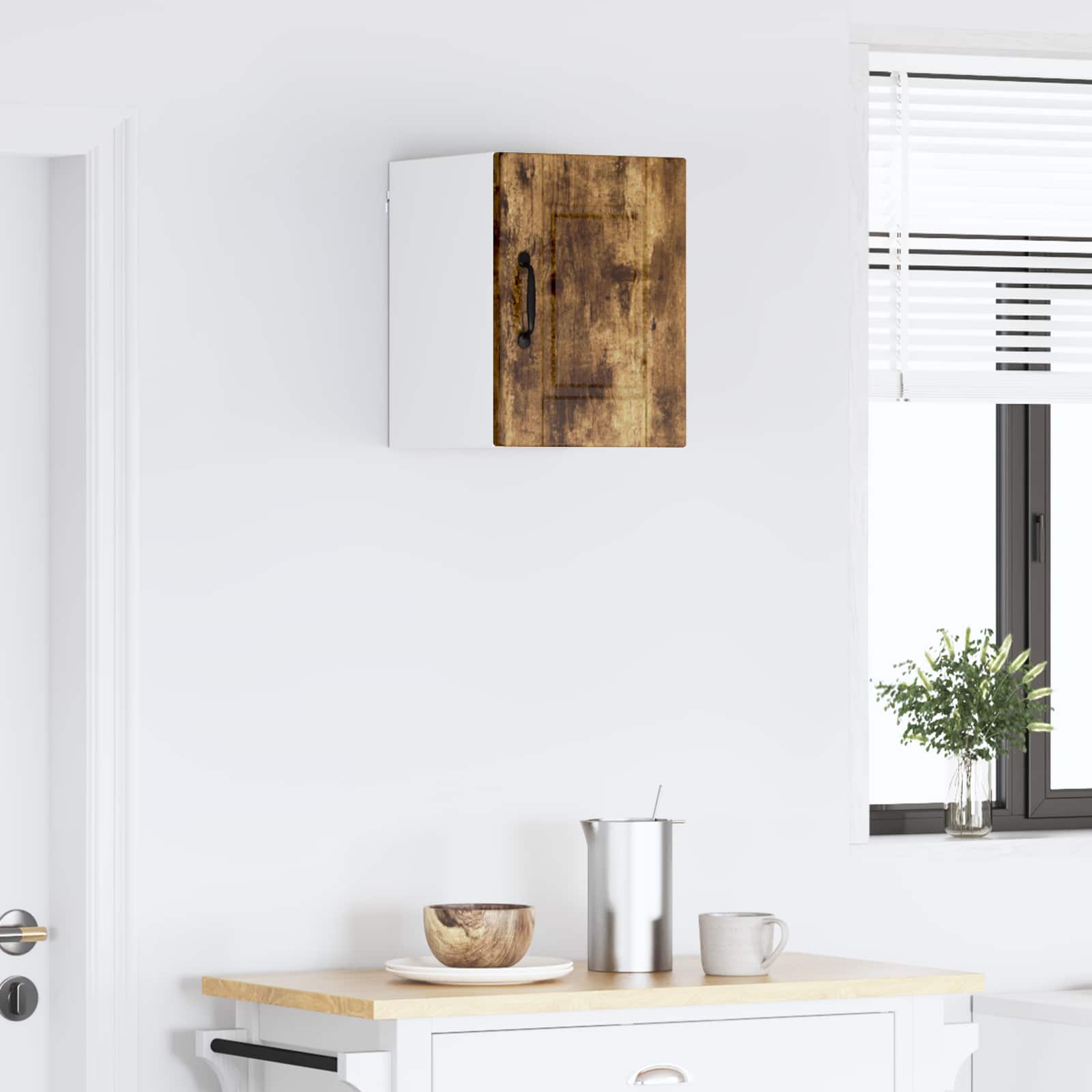 Vaatwasserpaneel Gerookt eiken 30 x 31 x 40 cm Bewerkt hout is nu te koop bij PeponiXL, paradijselijk wonen!
