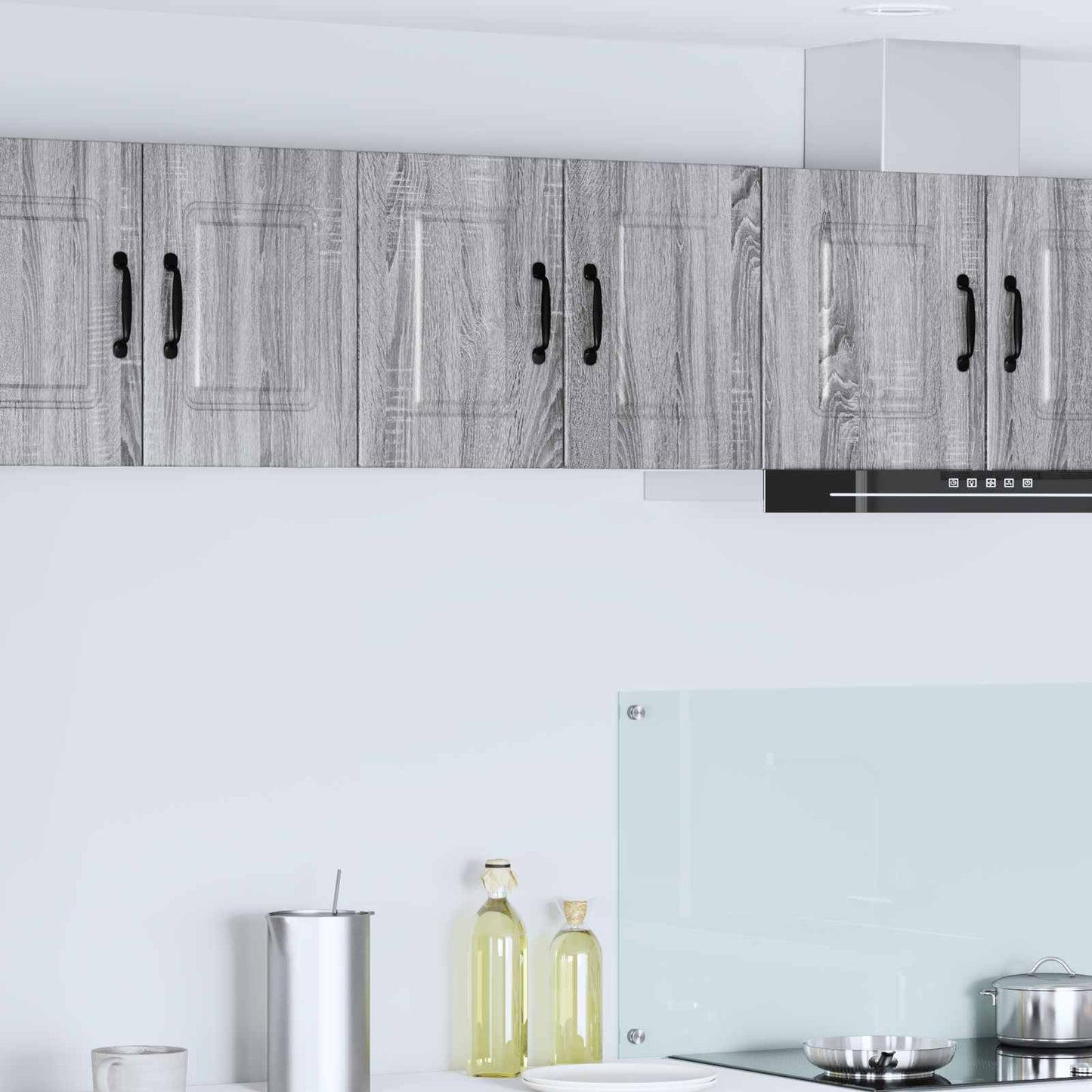 Vaatwasserpaneel met plank 2 pcs Grijs Sonoma 30 x 31 x 40 cm is nu te koop bij PeponiXL, paradijselijk wonen!