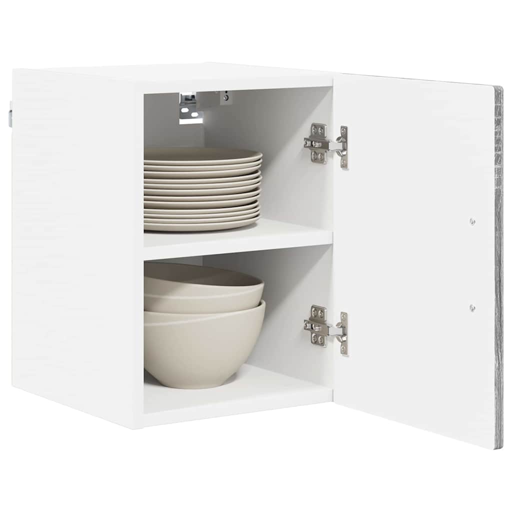 Vaatwasserpaneel met plank 2 pcs Grijs Sonoma 30 x 31 x 40 cm is nu te koop bij PeponiXL, paradijselijk wonen!