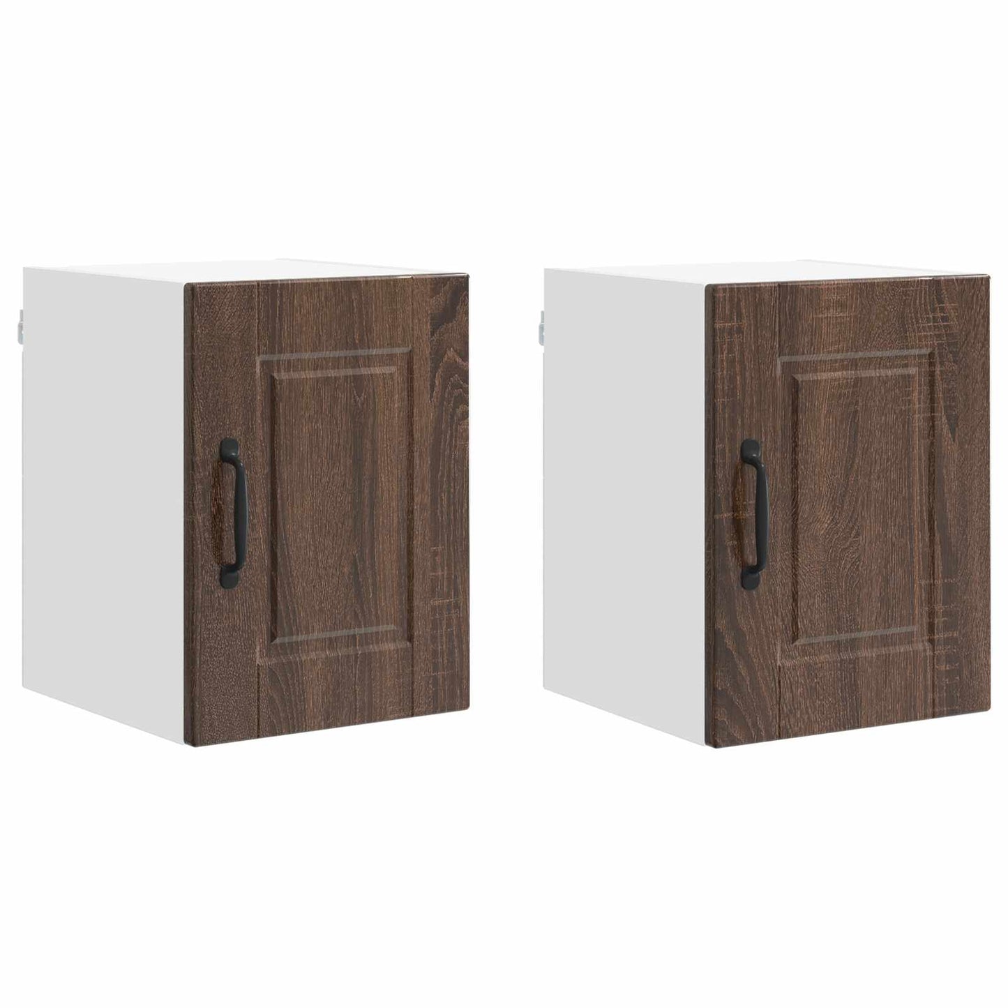 Vaatwasserpaneel 2 pcs Bruin Eiken 30 x 31 x 40 cm Bewerkt hout is nu te koop bij PeponiXL, paradijselijk wonen!