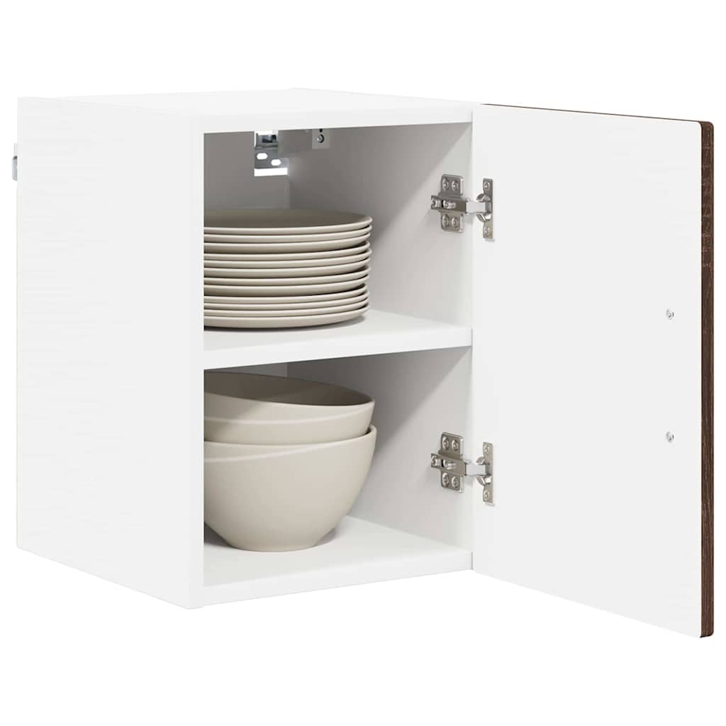 Vaatwasserpaneel 2 pcs Bruin Eiken 30 x 31 x 40 cm Bewerkt hout is nu te koop bij PeponiXL, paradijselijk wonen!