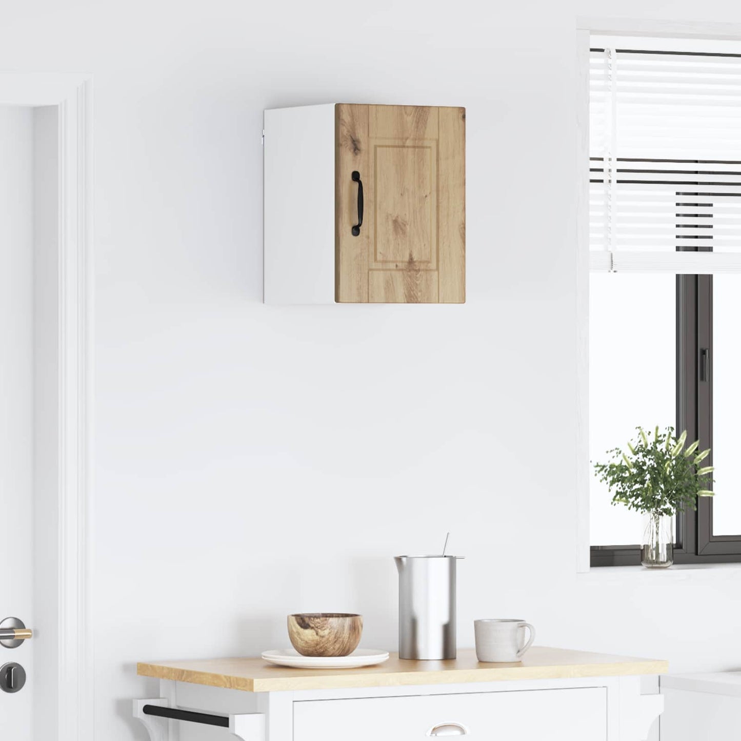 Keukenkast met plank Artisan Eiken 30 x 31 x 40 cm Bewerkt hout is nu te koop bij PeponiXL, paradijselijk wonen!