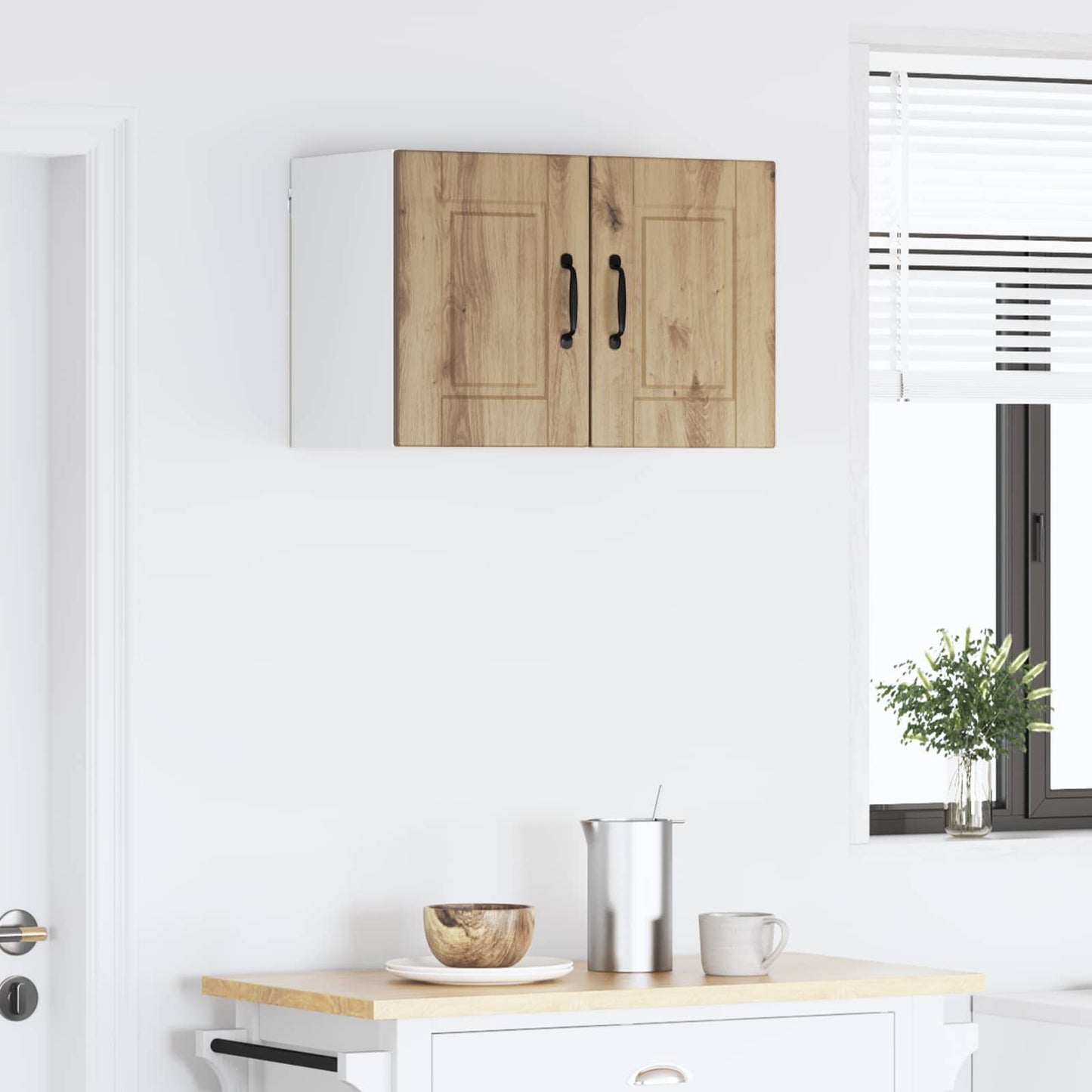 Vaatwasserpaneel met plank 2 pcs Artisan Eiken 30 x 31 x 40 cm is nu te koop bij PeponiXL, paradijselijk wonen!