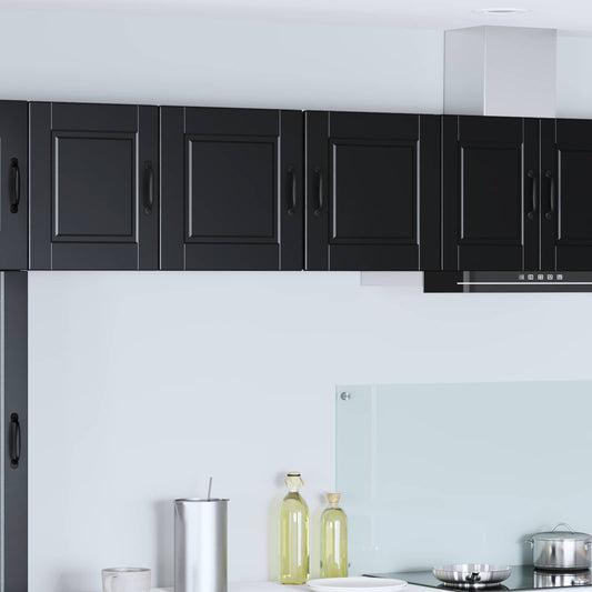 Vaatwasserpaneel 2 pcs Zwart 40 x 31 x 40 cm Bewerkt hout is nu te koop bij PeponiXL, paradijselijk wonen!