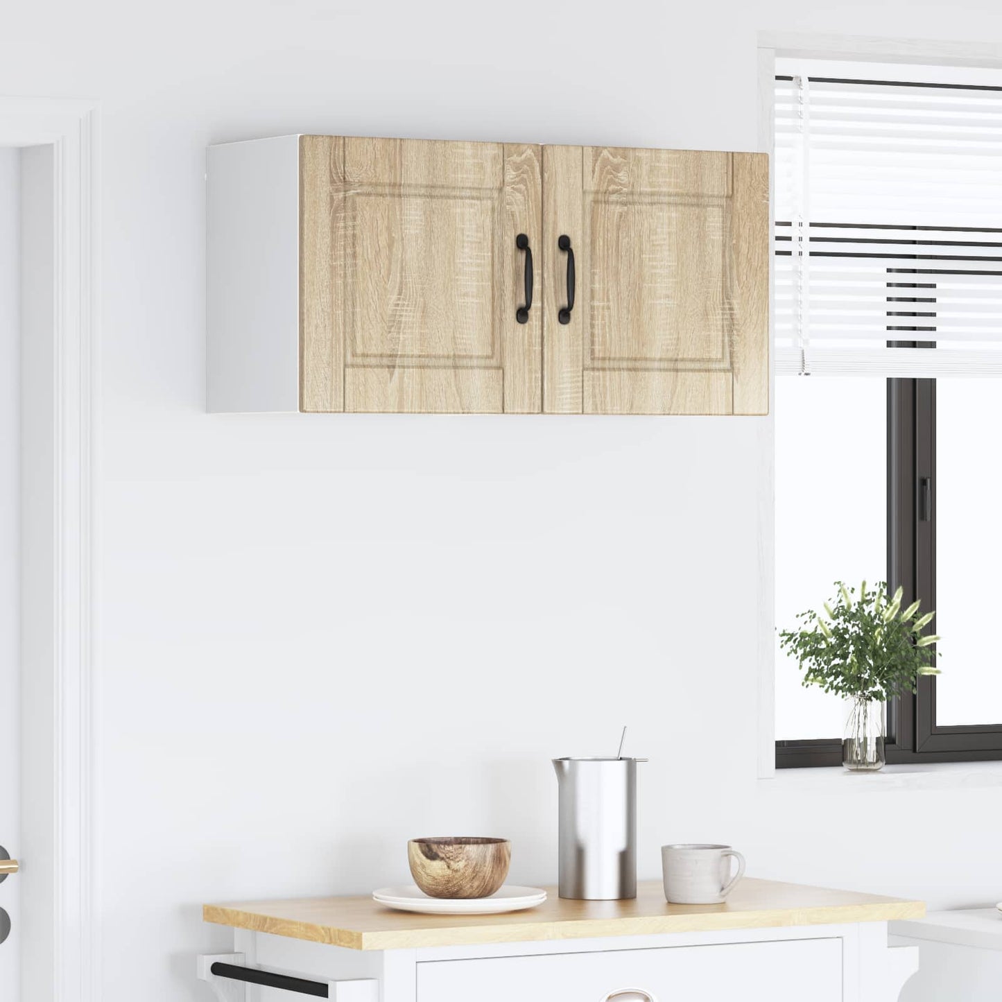 Keukenkast 2 pcs Sonoma Eiken 40 x 31 x 40 cm Bewerkt hout is nu te koop bij PeponiXL, paradijselijk wonen!