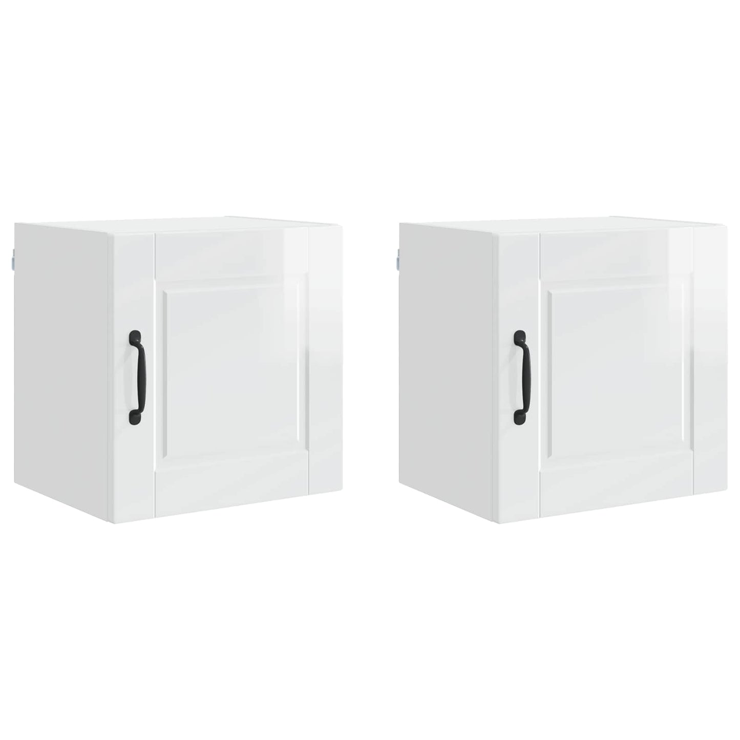 Vaatwasserpaneel met plank 2 pcs Hoogglans wit 40 x 31 x 40 cm is nu te koop bij PeponiXL, paradijselijk wonen!
