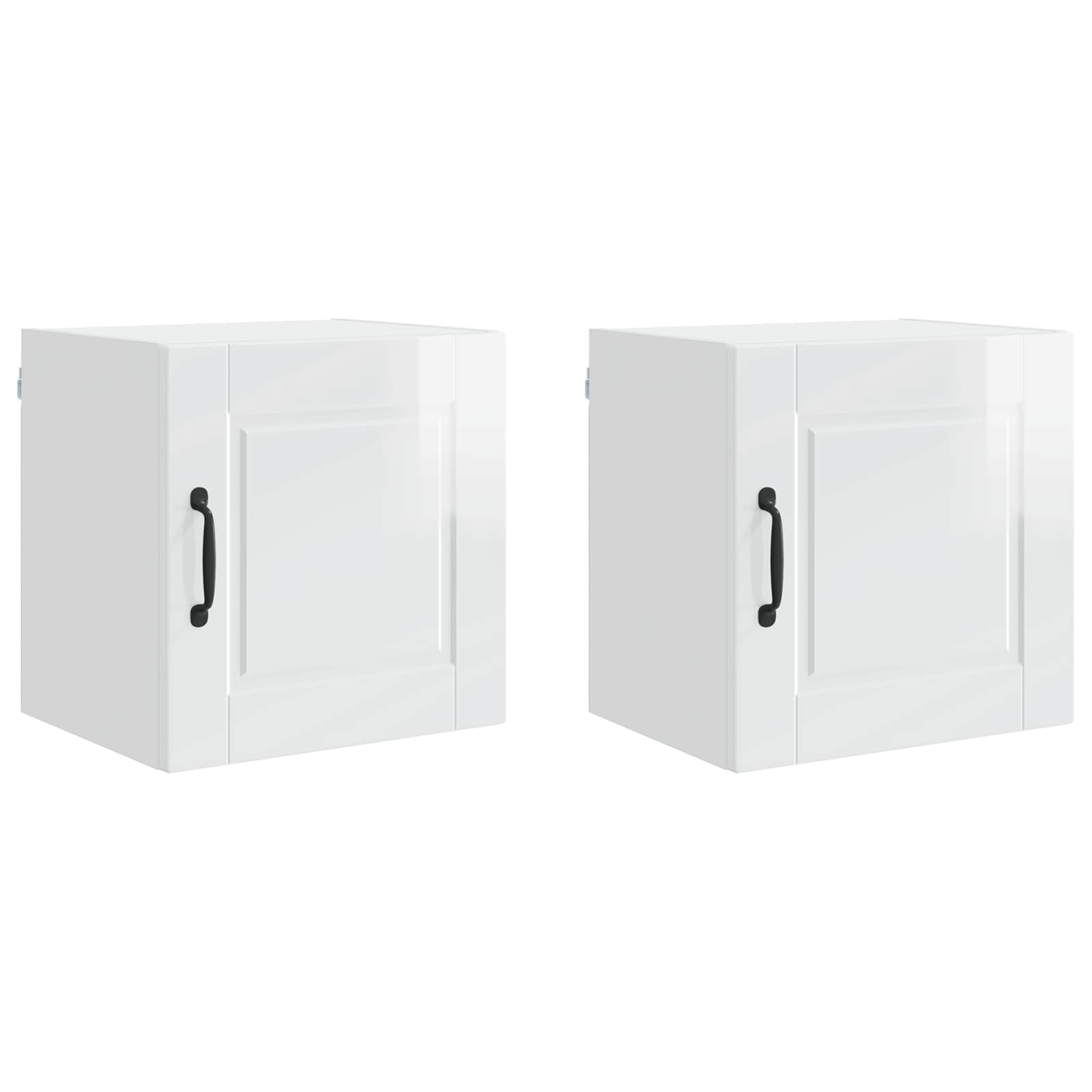 Vaatwasserpaneel met plank 2 pcs Hoogglans wit 40 x 31 x 40 cm is nu te koop bij PeponiXL, paradijselijk wonen!