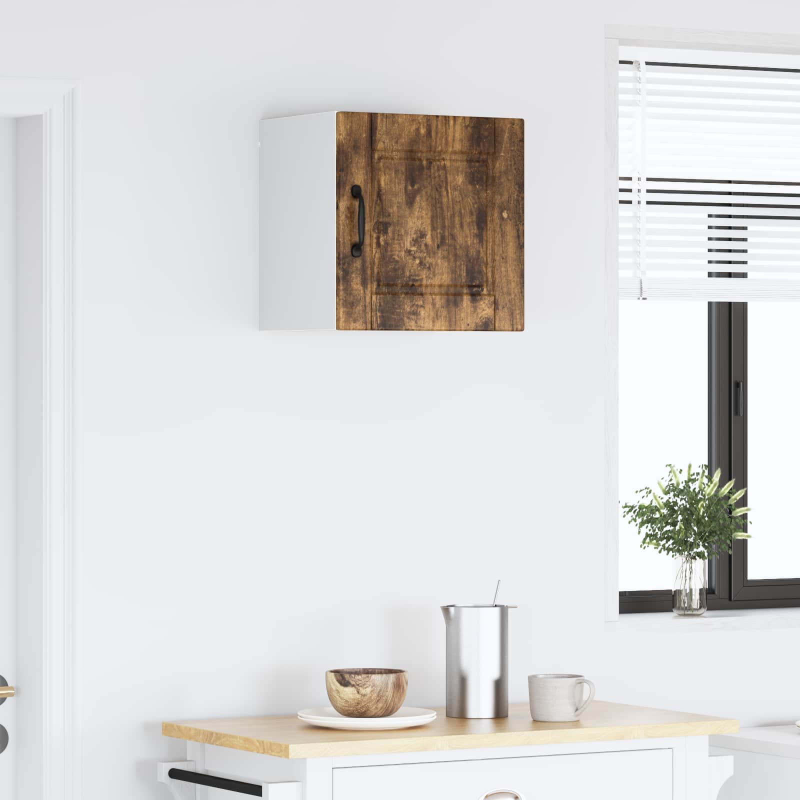 Vaatwasserpaneel Gerookt eiken 40 x 31 x 40 cm Bewerkt hout is nu te koop bij PeponiXL, paradijselijk wonen!