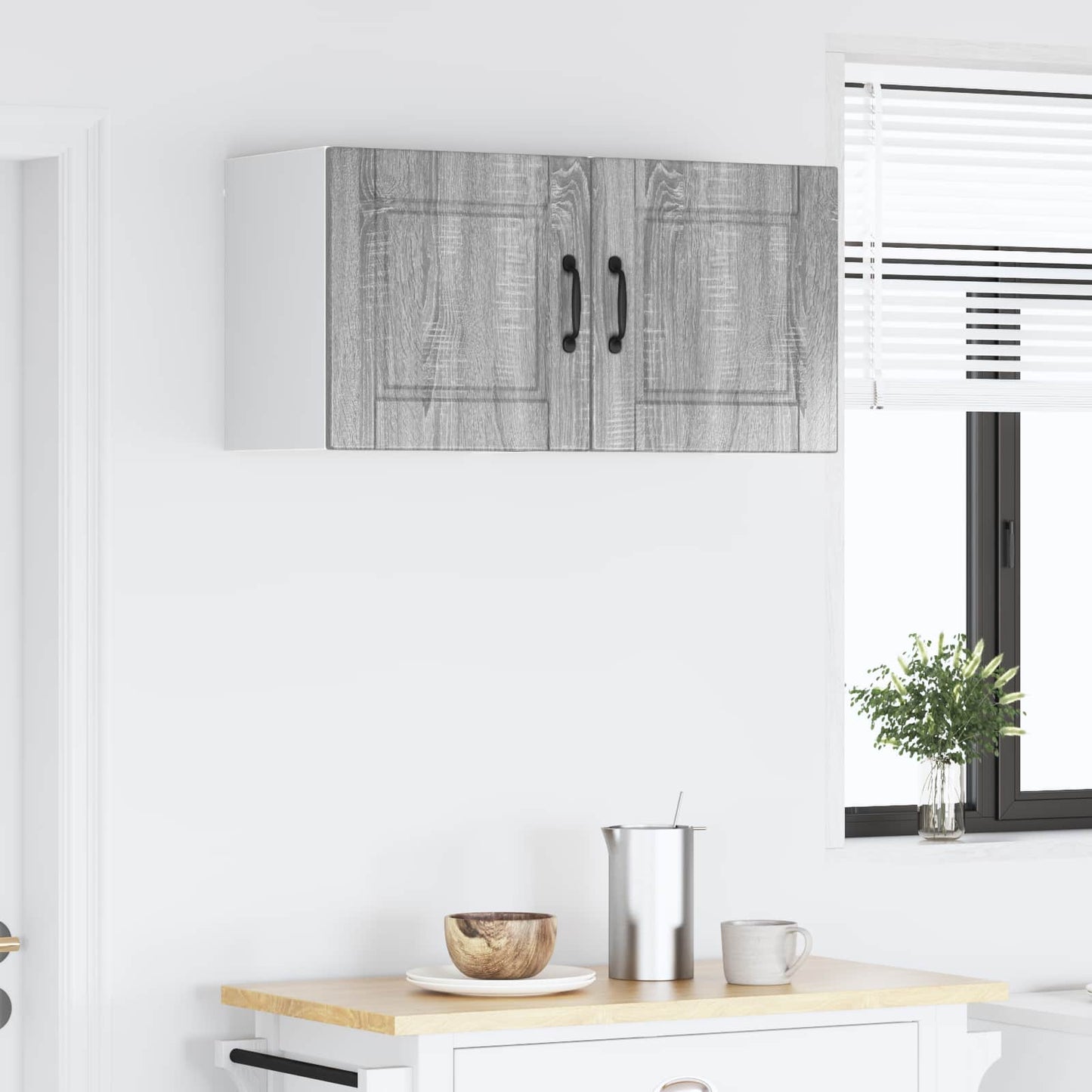 Vaatwasserpaneel met plank 2 pcs Grijs Sonoma 40 x 31 x 40 cm is nu te koop bij PeponiXL, paradijselijk wonen!