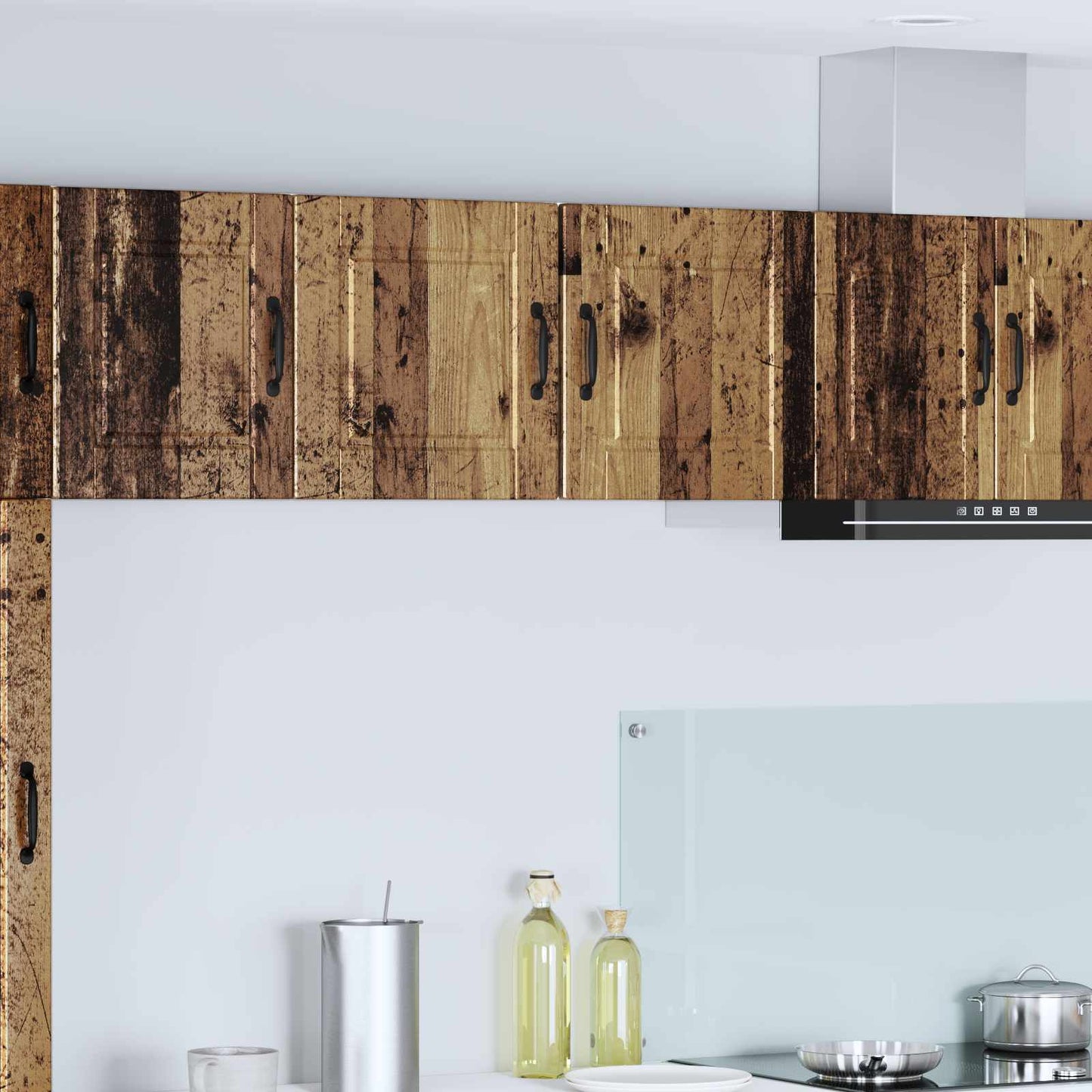 Keukenkast met plank Oudhout 40 x 31 x 40 cm Bewerkt hout is nu te koop bij PeponiXL, paradijselijk wonen!