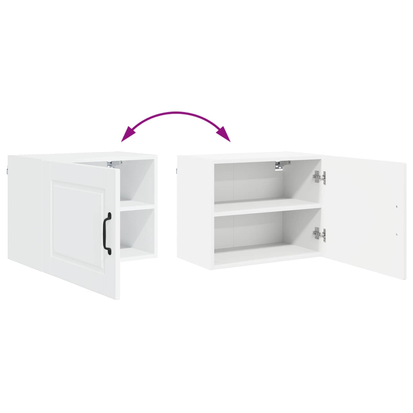 Vaatwasserpaneel met plank Wit 50 x 31 x 40 cm Bewerkt hout is nu te koop bij PeponiXL, paradijselijk wonen!