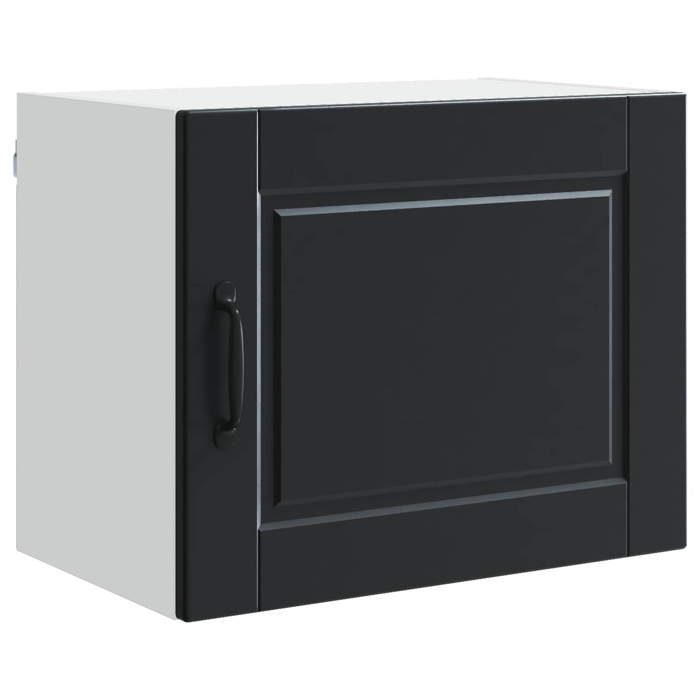 Vaatwasserpaneel met plank Zwart 50 x 31 x 40 cm Bewerkt hout is nu te koop bij PeponiXL, paradijselijk wonen!