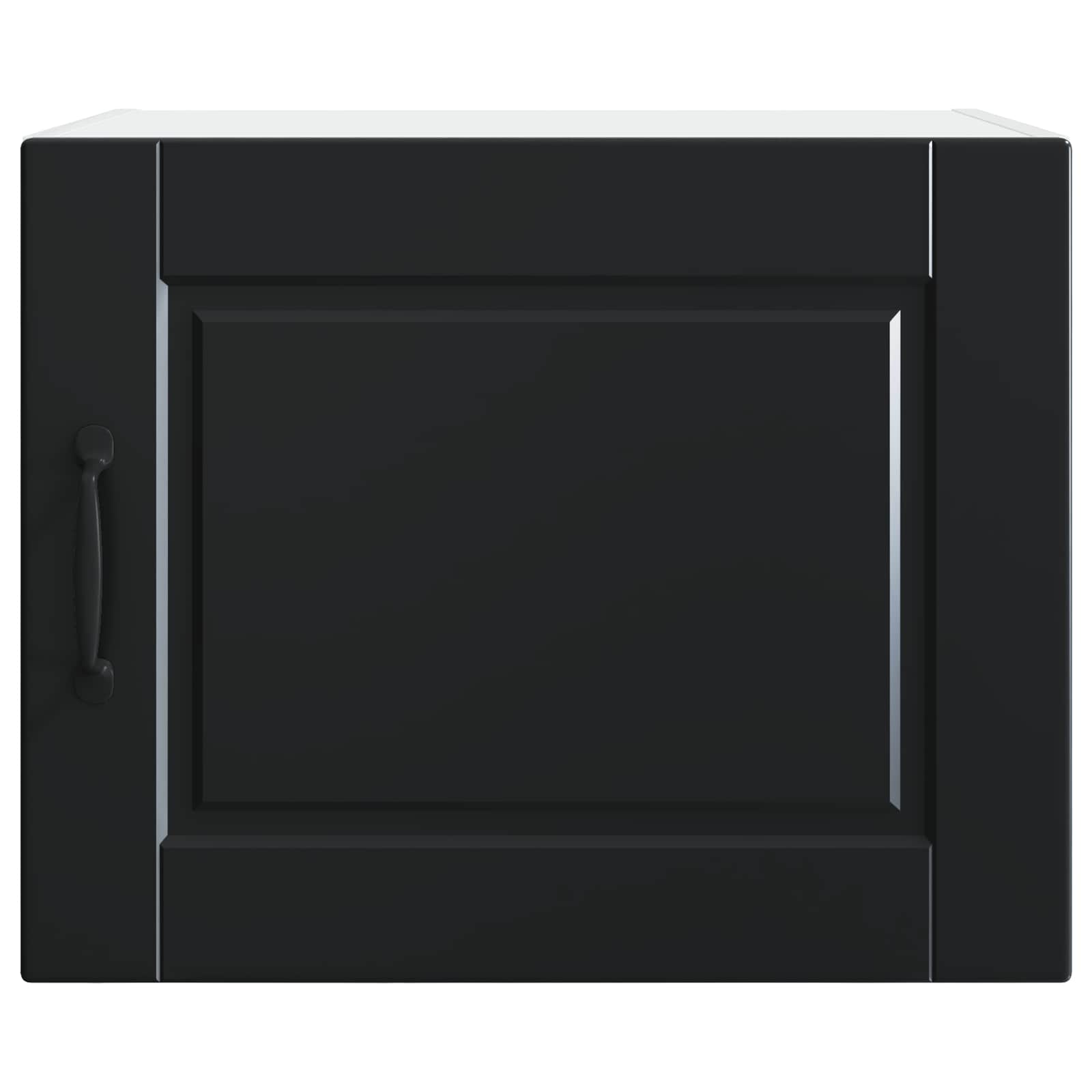 Vaatwasserpaneel met plank Zwart 50 x 31 x 40 cm Bewerkt hout is nu te koop bij PeponiXL, paradijselijk wonen!
