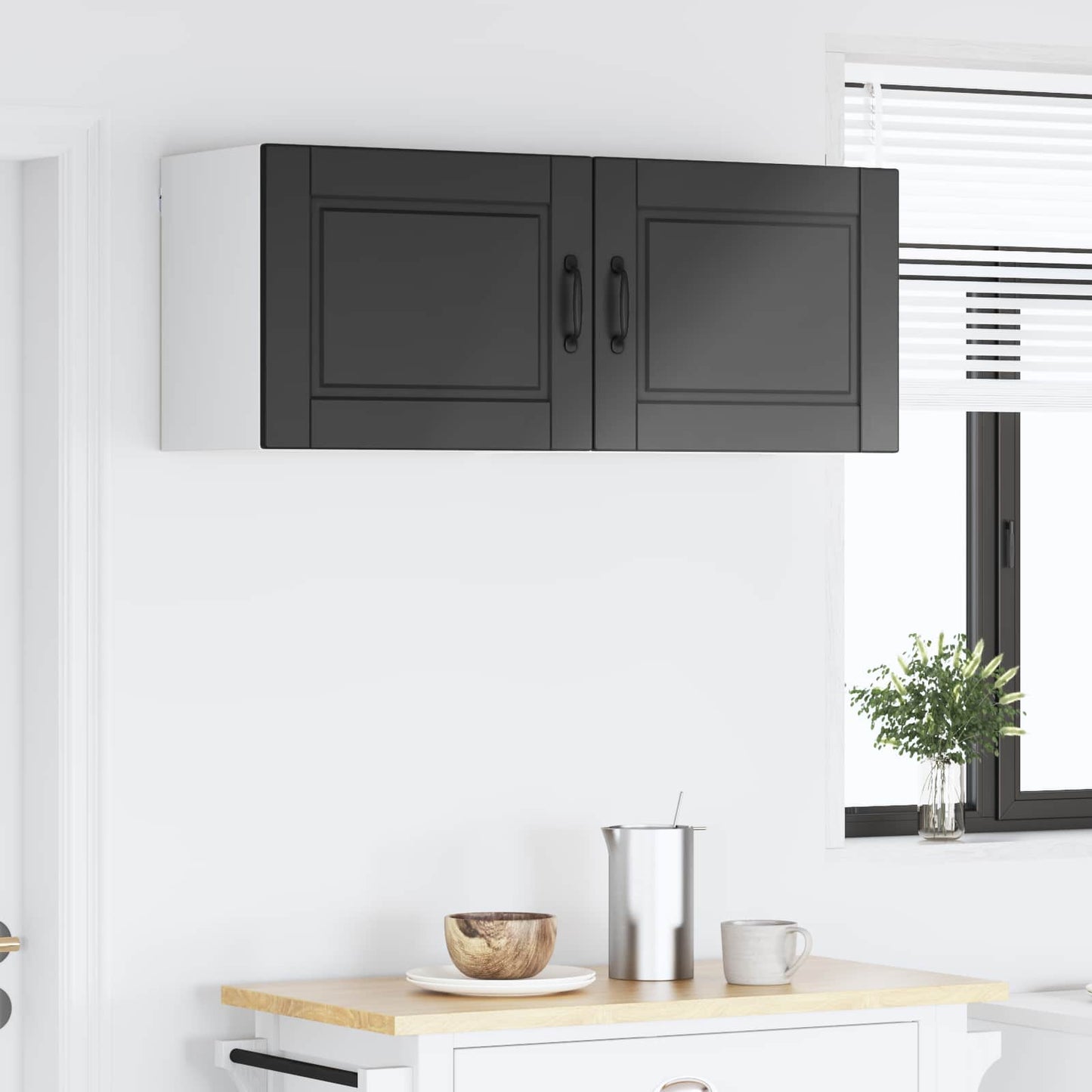 Vaatwasserpaneel 2 pcs Zwart 50 x 31 x 40 cm Bewerkt hout is nu te koop bij PeponiXL, paradijselijk wonen!