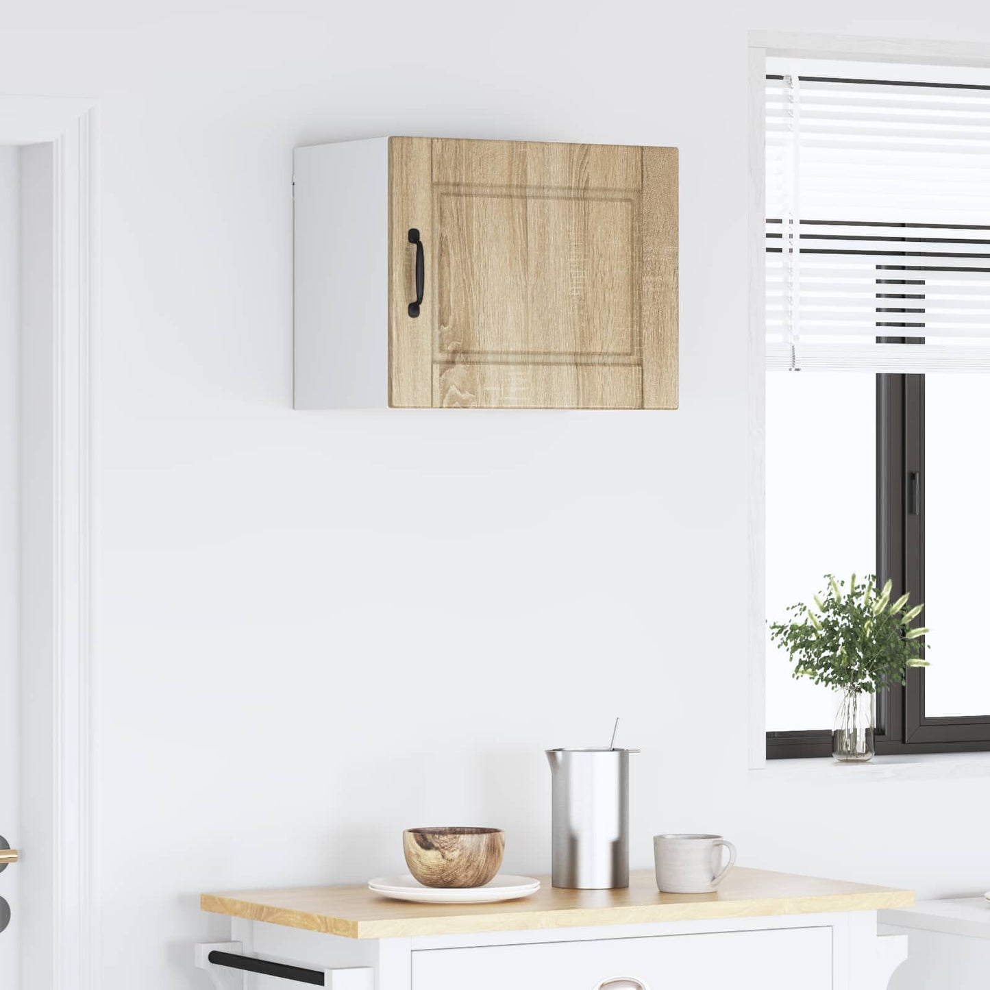 Keukenkast met plank Sonoma Eiken 50 x 31 x 40 cm Bewerkt hout is nu te koop bij PeponiXL, paradijselijk wonen!