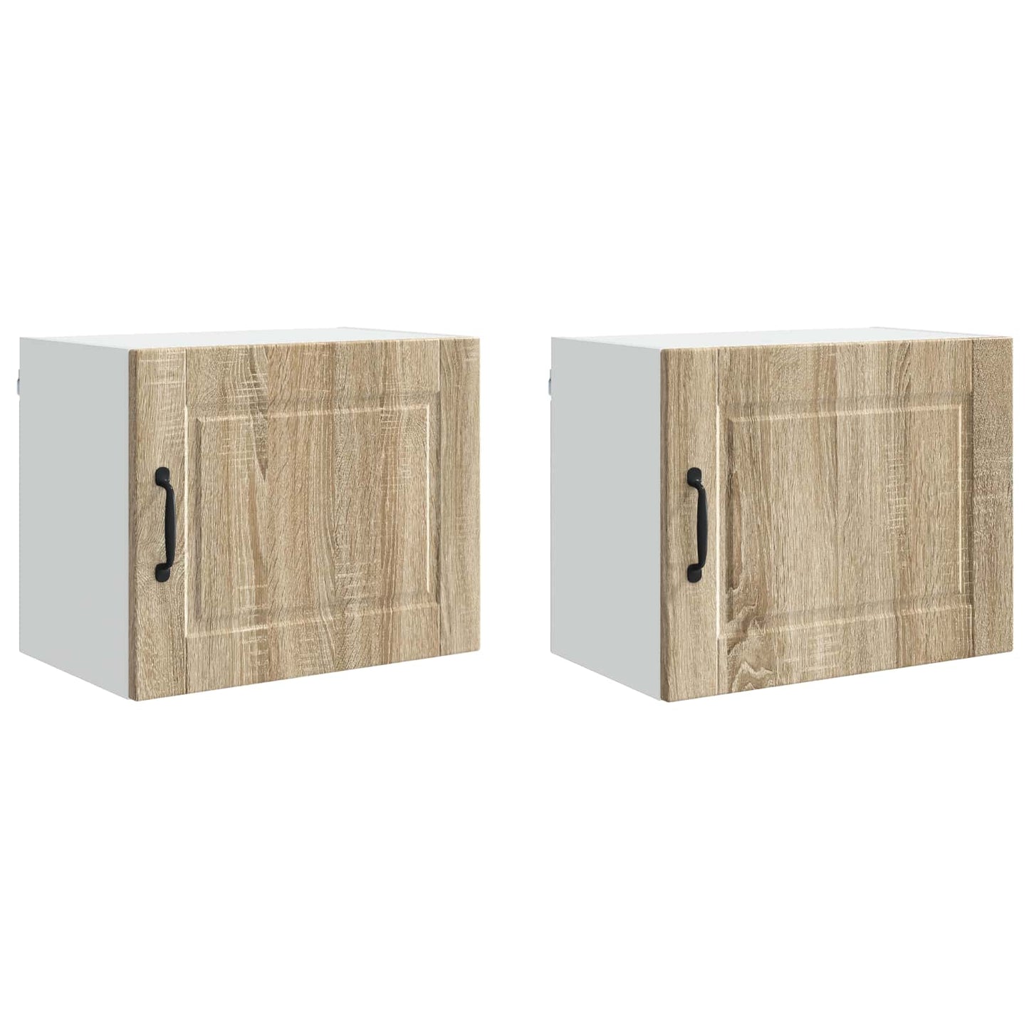Vaatwasserpaneel met plank 2 pcs Sonoma Eiken 50 x 31 x 40 cm is nu te koop bij PeponiXL, paradijselijk wonen!