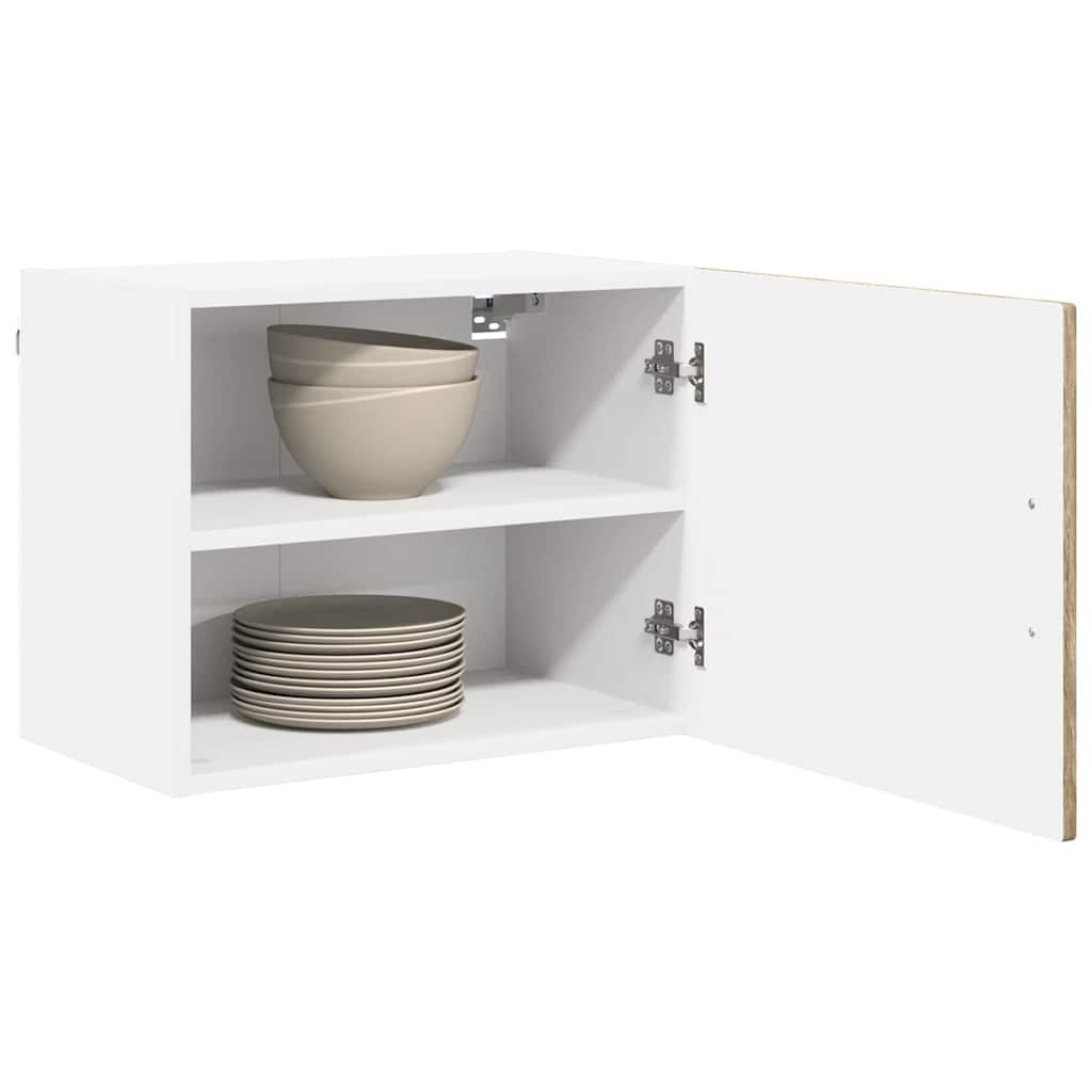 Vaatwasserpaneel met plank 2 pcs Sonoma Eiken 50 x 31 x 40 cm is nu te koop bij PeponiXL, paradijselijk wonen!