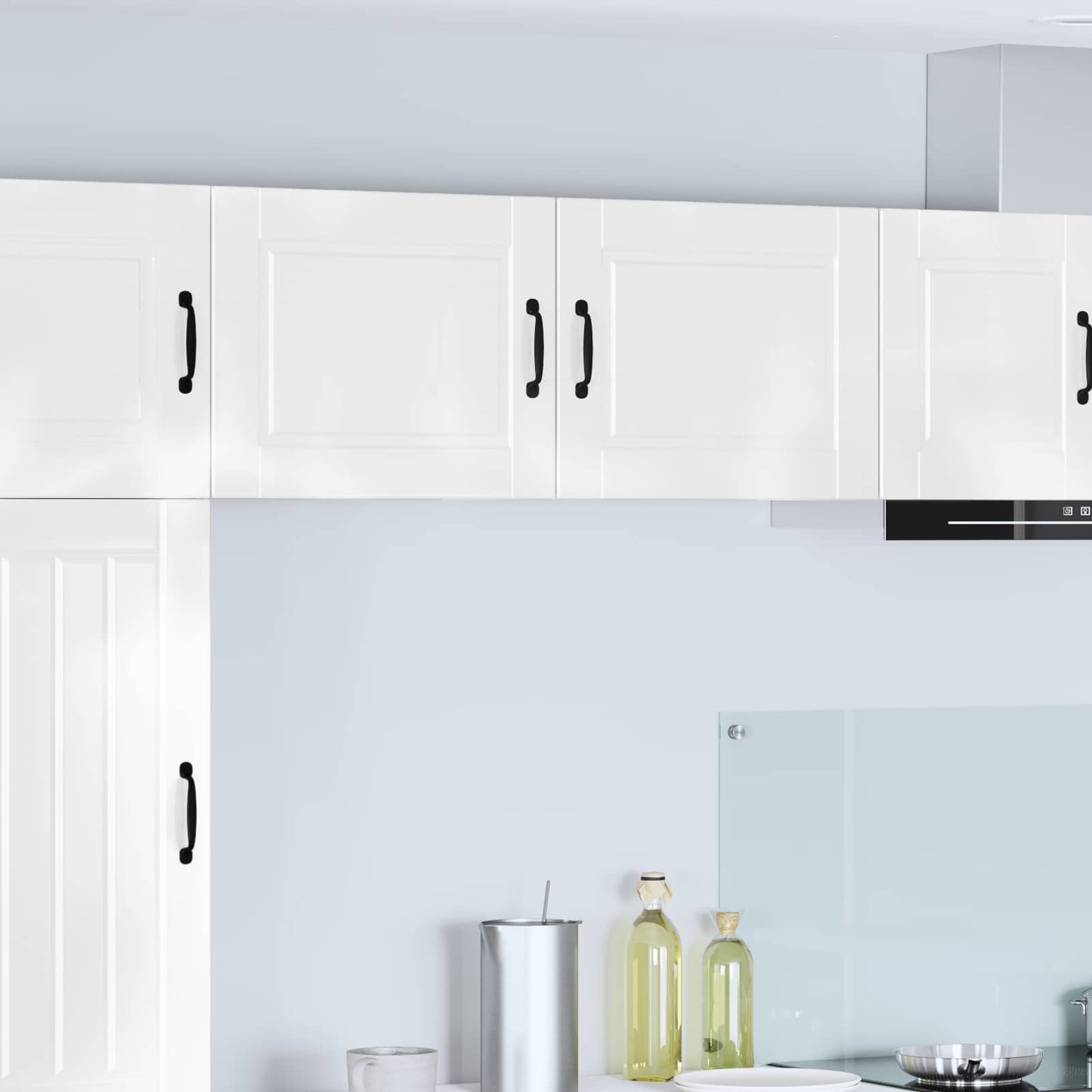 Vaatwasserpaneel met plank 2 pcs Hoogglans wit 50 x 31 x 40 cm is nu te koop bij PeponiXL, paradijselijk wonen!
