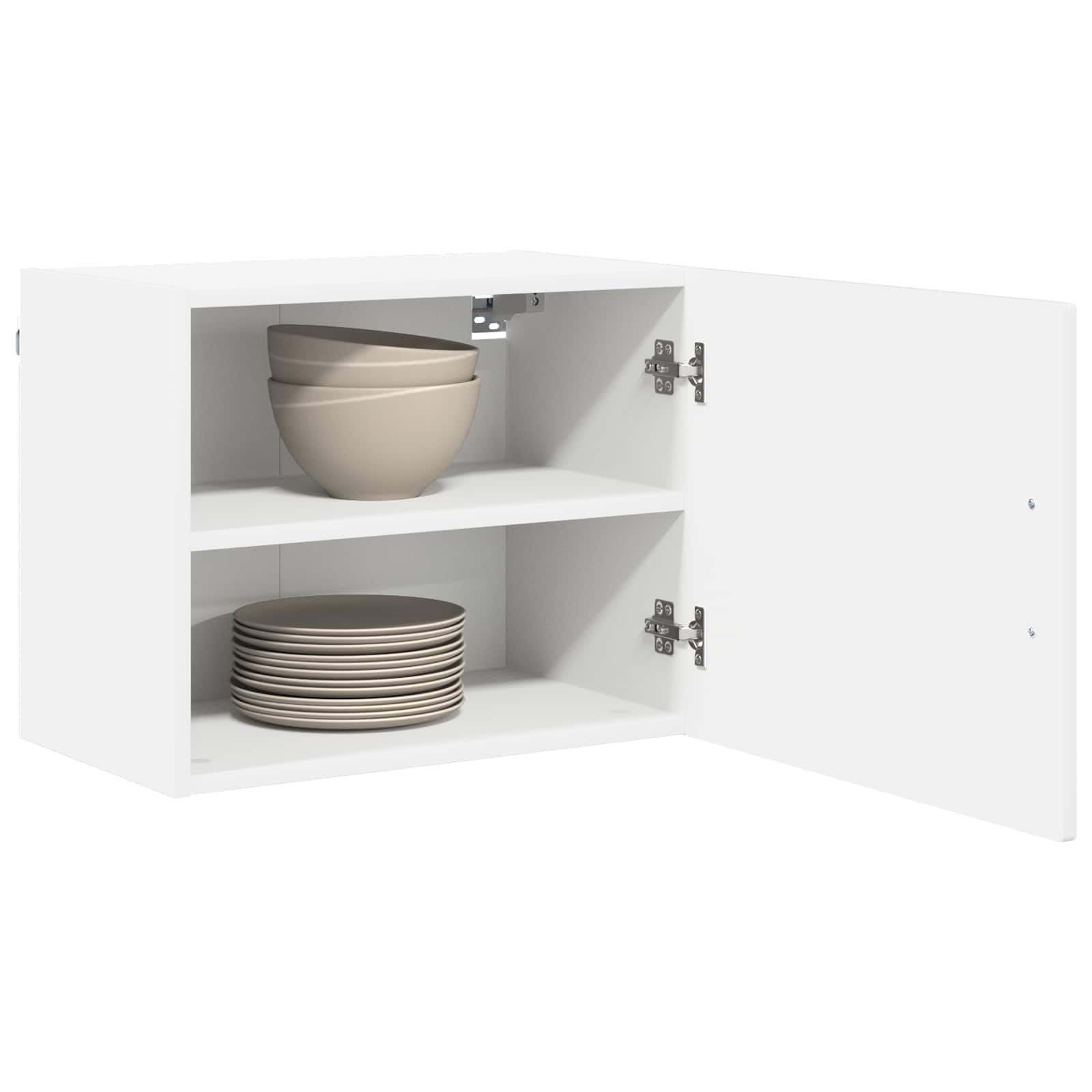 Vaatwasserpaneel met plank 2 pcs Hoogglans wit 50 x 31 x 40 cm is nu te koop bij PeponiXL, paradijselijk wonen!