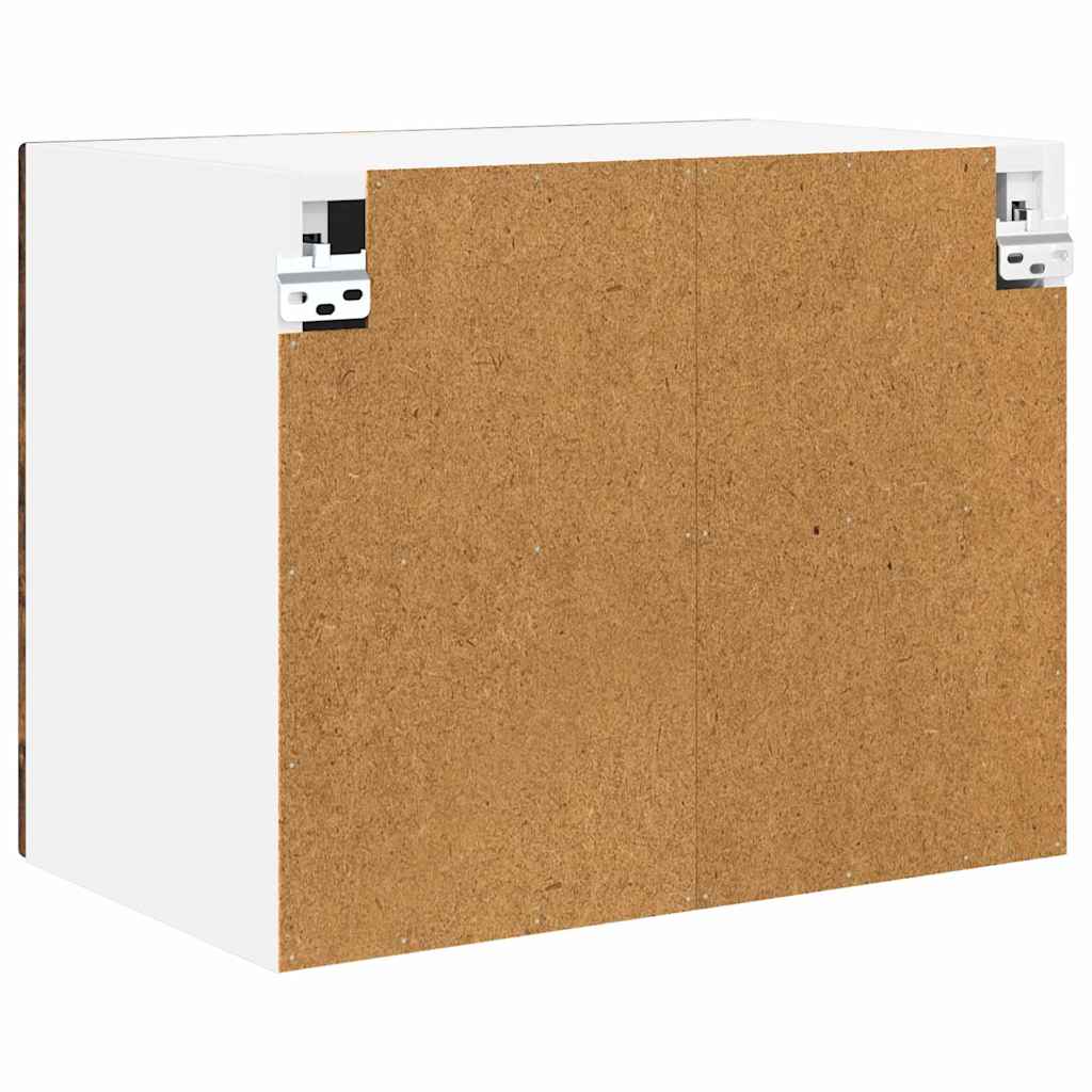 Vaatwasserpaneel met plank 2 pcs Gerookt eiken 50 x 31 x 40 cm is nu te koop bij PeponiXL, paradijselijk wonen!