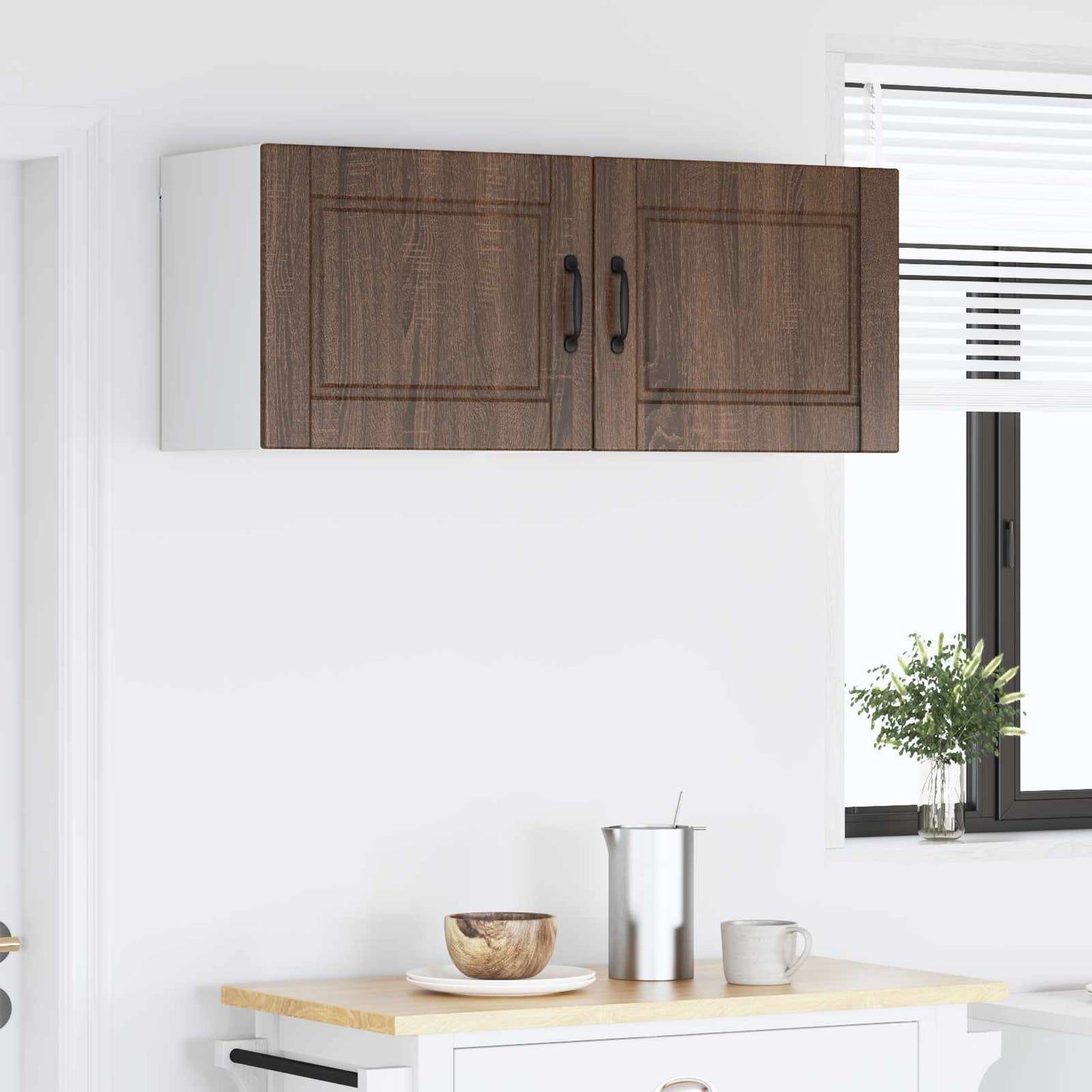 Vaatwasserpaneel 2 pcs Bruin Eiken 50 x 31 x 40 cm Bewerkt hout is nu te koop bij PeponiXL, paradijselijk wonen!