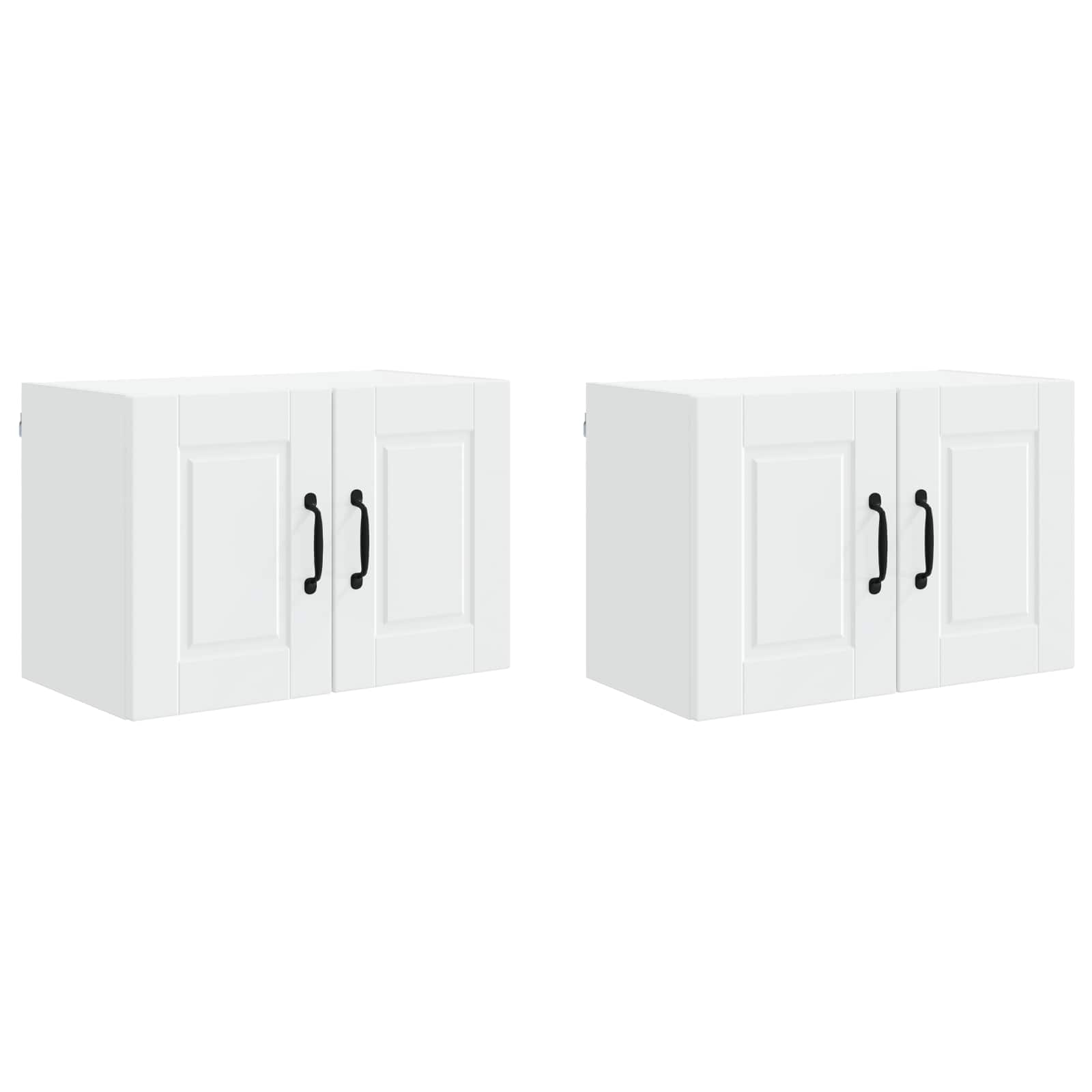 Vaatwasserpaneel 2 pcs Wit 60 x 31 x 40 cm Bewerkt hout is nu te koop bij PeponiXL, paradijselijk wonen!