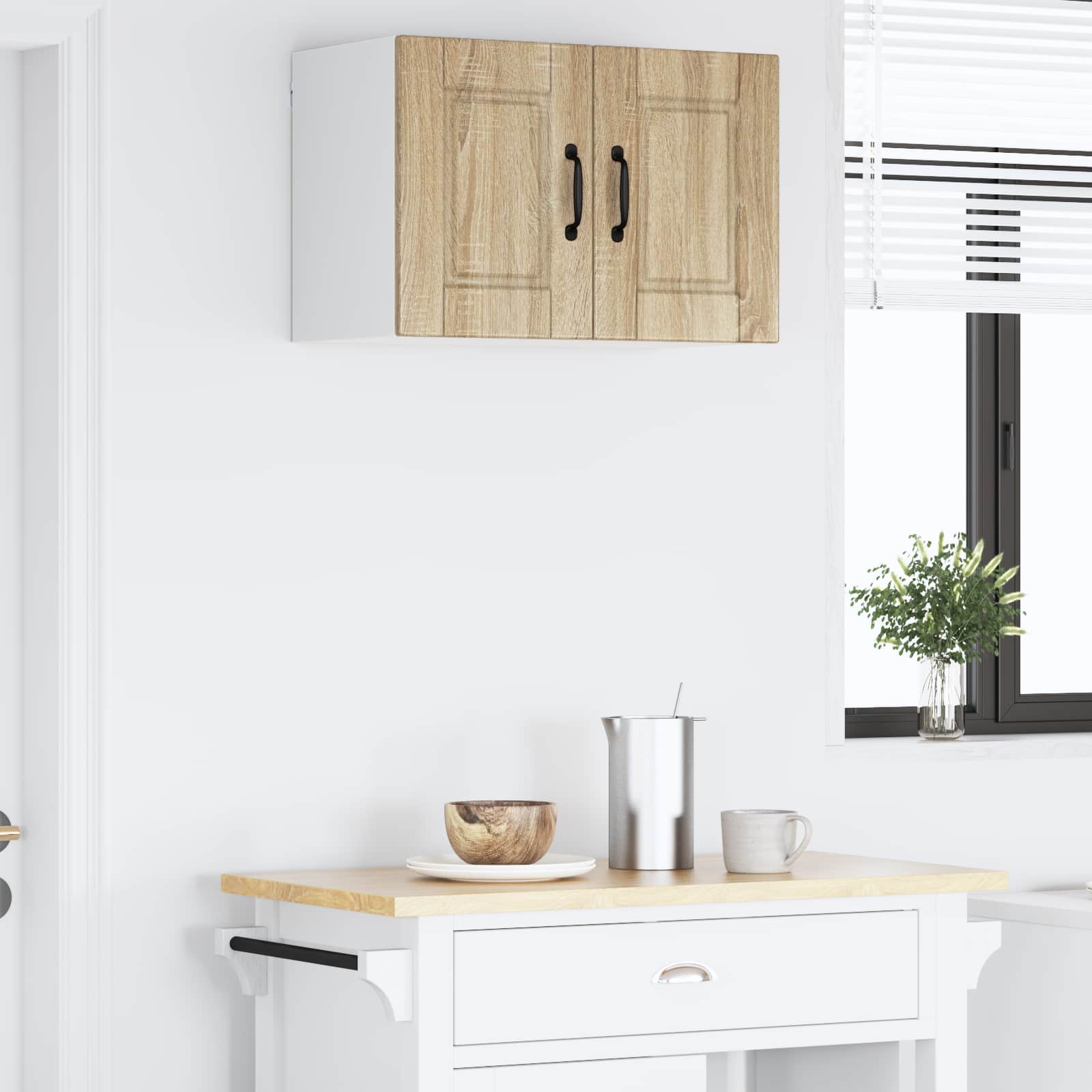 Vaatwasserpaneel Sonoma Eiken 60 x 31 x 40 cm Bewerkt hout is nu te koop bij PeponiXL, paradijselijk wonen!
