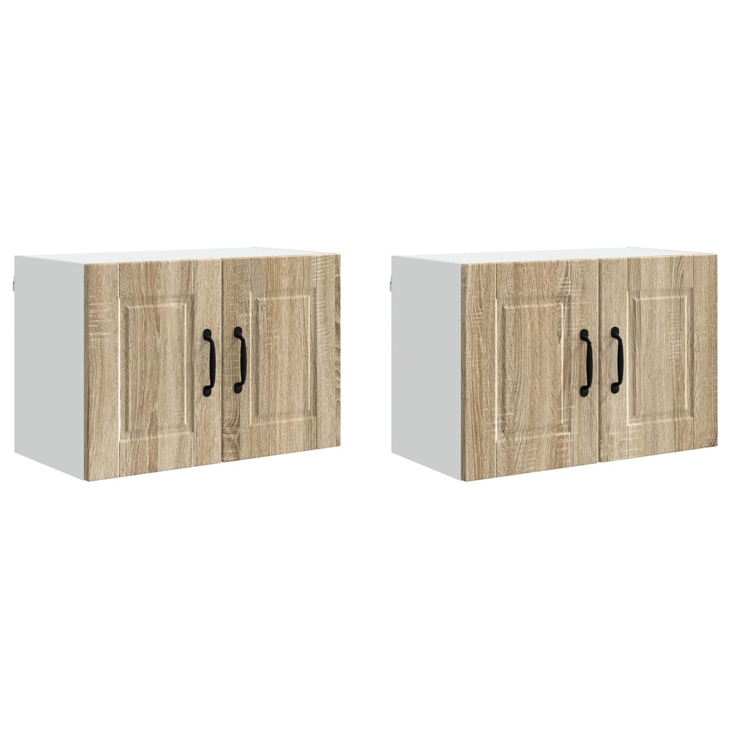Vaatwasserpaneel met plank 2 pcs Sonoma Eiken 60 x 31 x 40 cm is nu te koop bij PeponiXL, paradijselijk wonen!