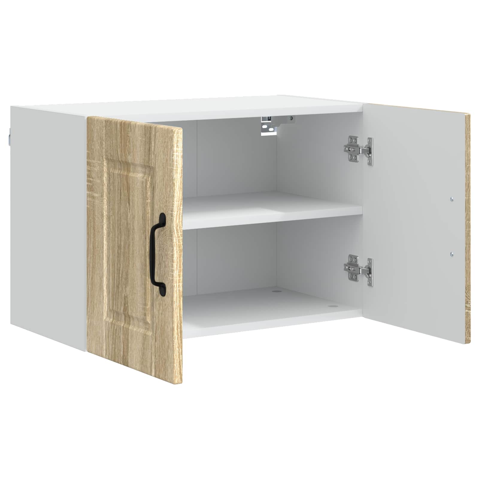 Vaatwasserpaneel met plank 2 pcs Sonoma Eiken 60 x 31 x 40 cm is nu te koop bij PeponiXL, paradijselijk wonen!