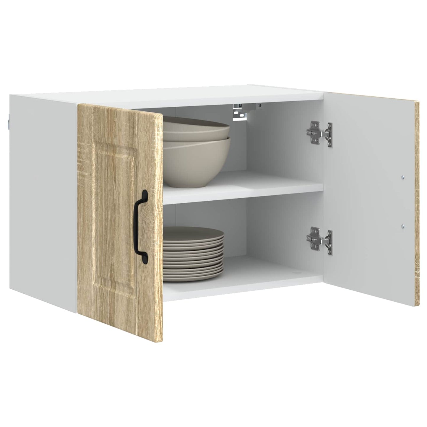 Vaatwasserpaneel met plank 2 pcs Sonoma Eiken 60 x 31 x 40 cm is nu te koop bij PeponiXL, paradijselijk wonen!
