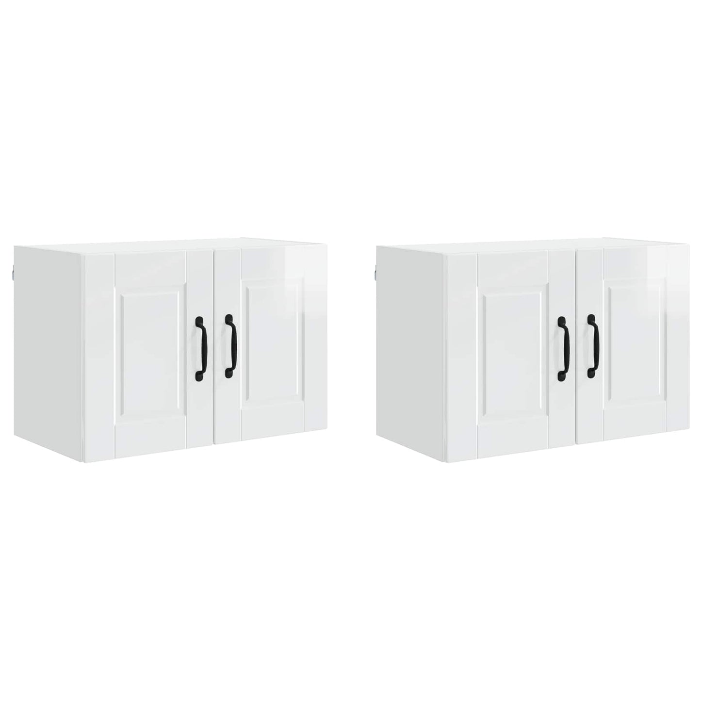 Vaatwasserpaneel met plank 2 pcs Hoogglans wit 60 x 31 x 40 cm is nu te koop bij PeponiXL, paradijselijk wonen!