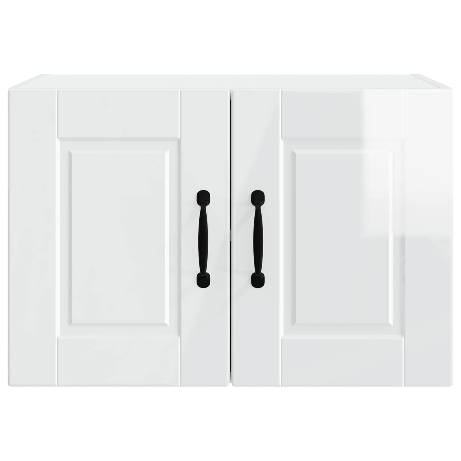 Vaatwasserpaneel met plank 2 pcs Hoogglans wit 60 x 31 x 40 cm is nu te koop bij PeponiXL, paradijselijk wonen!