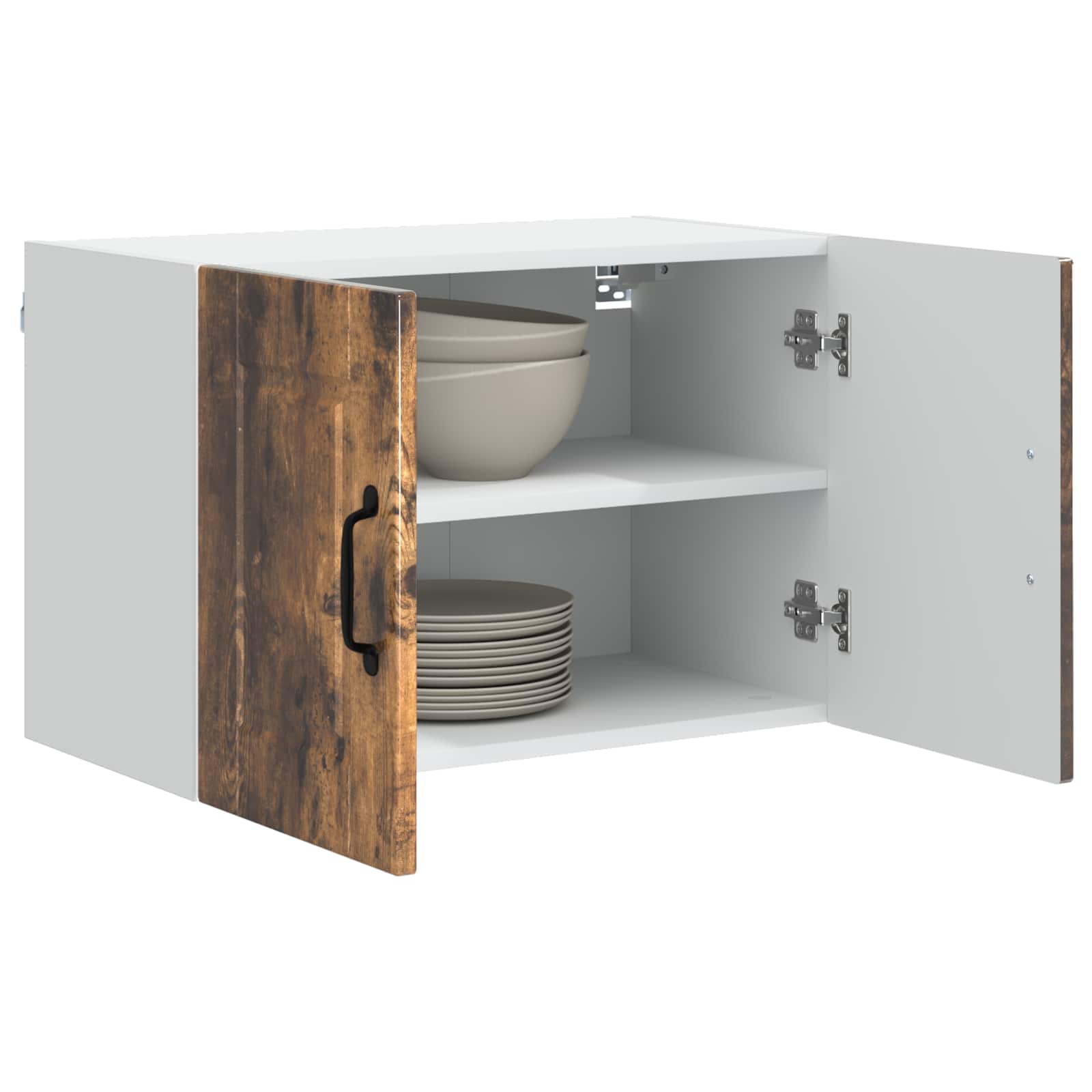 Vaatwasserpaneel Gerookt eiken 60 x 31 x 40 cm Bewerkt hout is nu te koop bij PeponiXL, paradijselijk wonen!