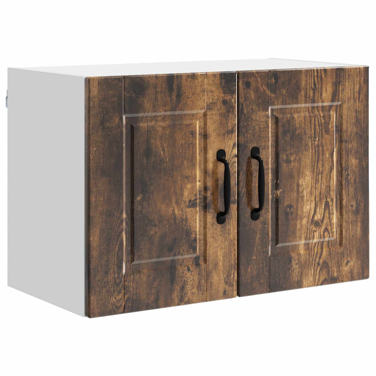 Vaatwasserpaneel met plank 2 pcs Gerookt eiken 60 x 31 x 40 cm is nu te koop bij PeponiXL, paradijselijk wonen!