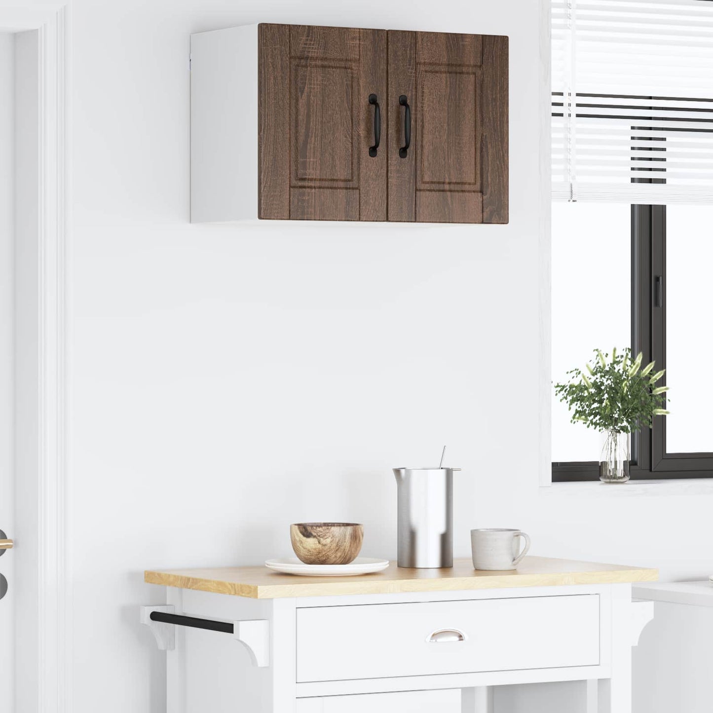 Vaatwasserpaneel Bruin Eiken 60 x 31 x 40 cm Bewerkt hout is nu te koop bij PeponiXL, paradijselijk wonen!